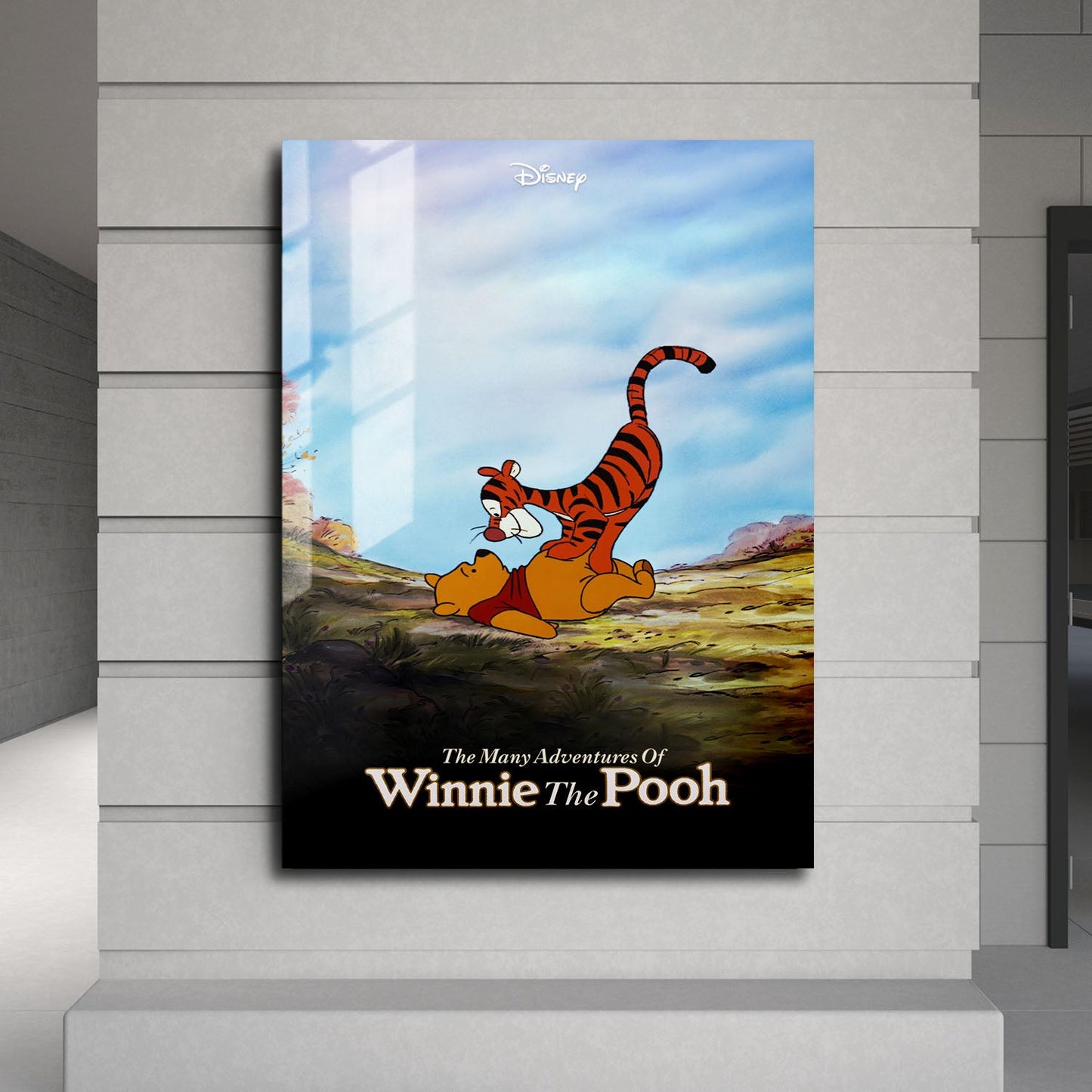 Flex Designs Metal Poster The Many Adventures of Winnie the Pooh 24 x 36" Home Goods - Movie 1977 Movie Metal Poster