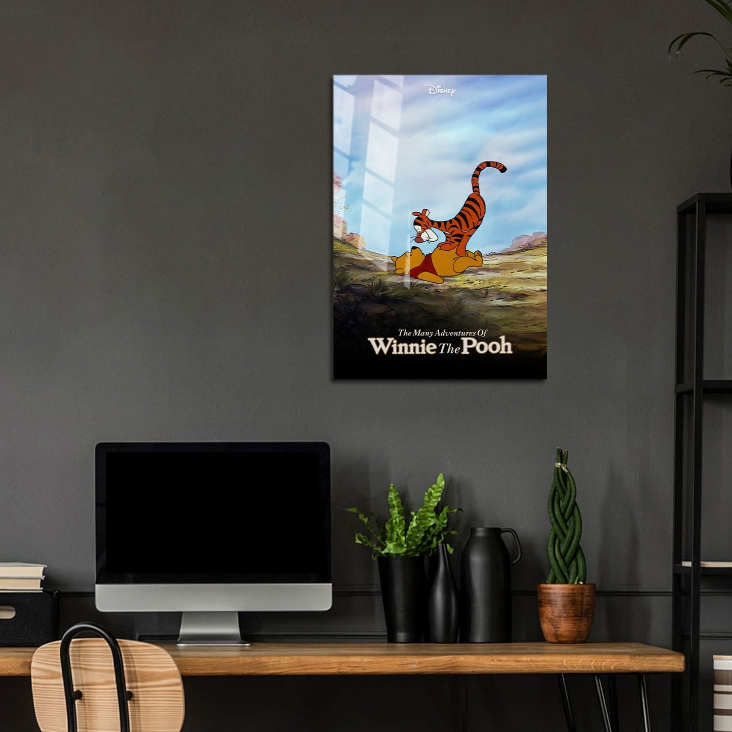 Flex Designs Metal Poster The Many Adventures of Winnie the Pooh 5 x 7" Home Goods - Movie 1977 Movie Metal Poster