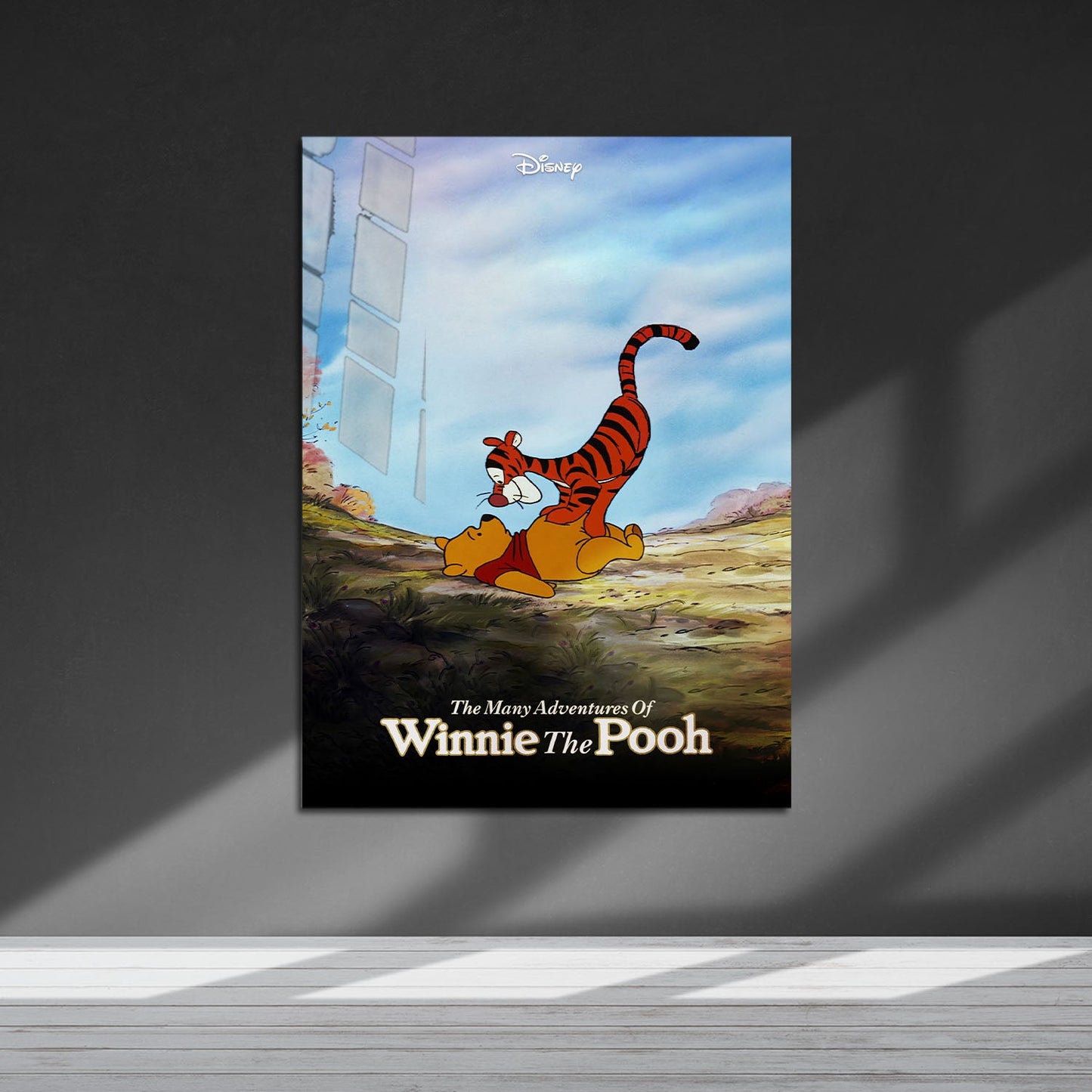 Flex Designs Metal Poster The Many Adventures of Winnie the Pooh 5 x 7" Home Goods - Movie 1977 Movie Metal Poster
