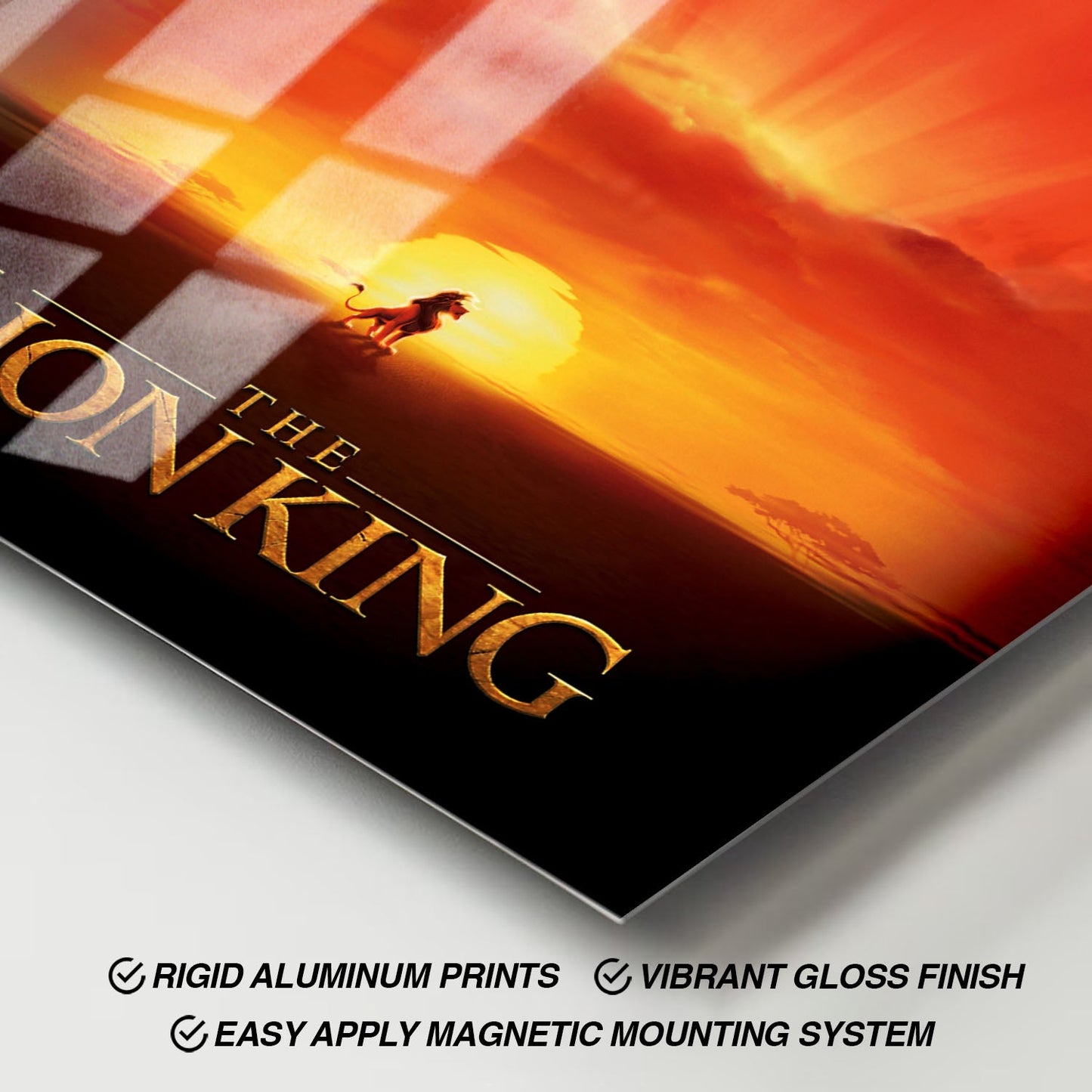 Flex Designs Metal Poster The Lion King 11 x 17" Home Goods - Movie 1994 Movie Metal Poster