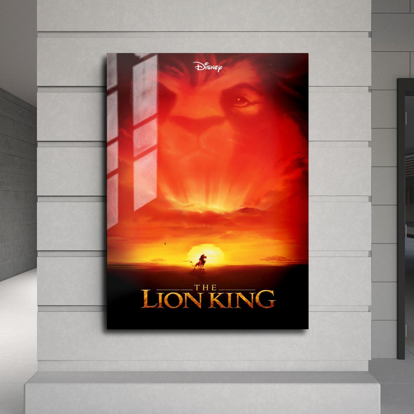 Flex Designs Metal Poster The Lion King 24 x 36" Home Goods - Movie 1994 Movie Metal Poster