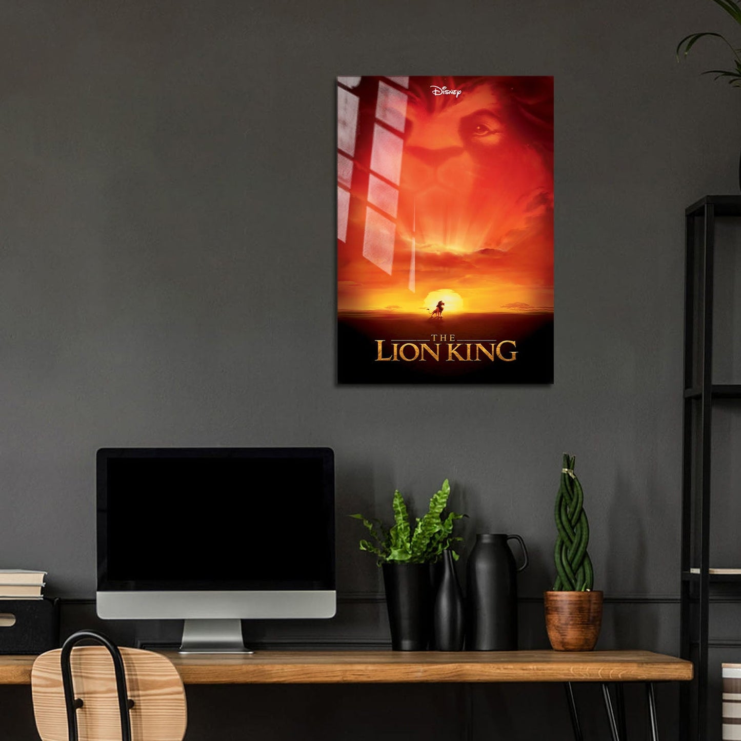 Flex Designs Metal Poster The Lion King 5 x 7" Home Goods - Movie 1994 Movie Metal Poster