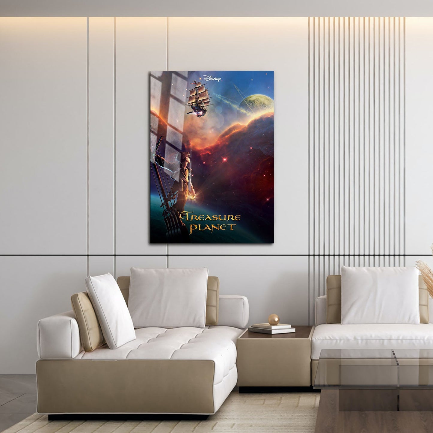 Flex Designs Metal Poster Treasure Planet 16 x 24" Home Goods - Movie 2002 Movie Metal Poster