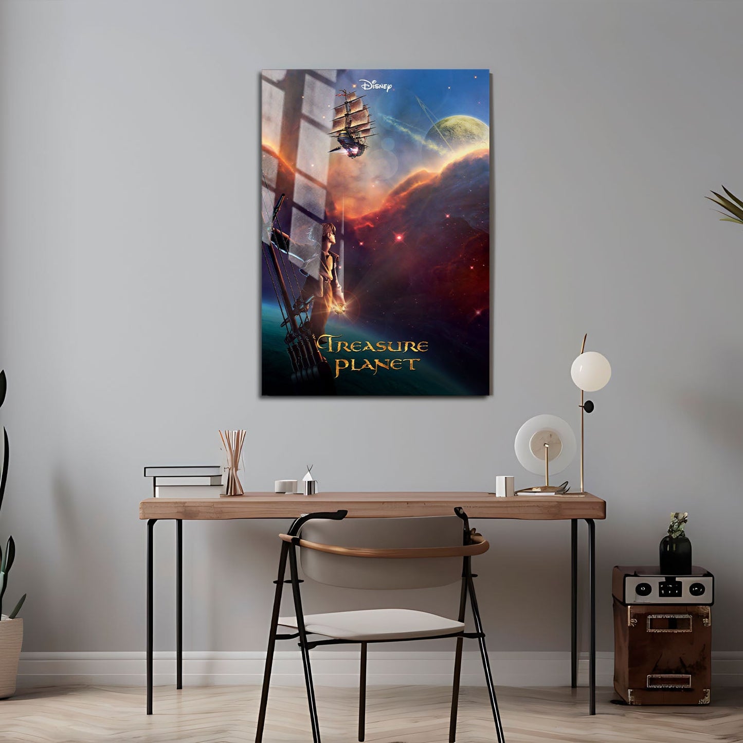 Flex Designs Metal Poster Treasure Planet 24 x 36" Home Goods - Movie 2002 Movie Metal Poster