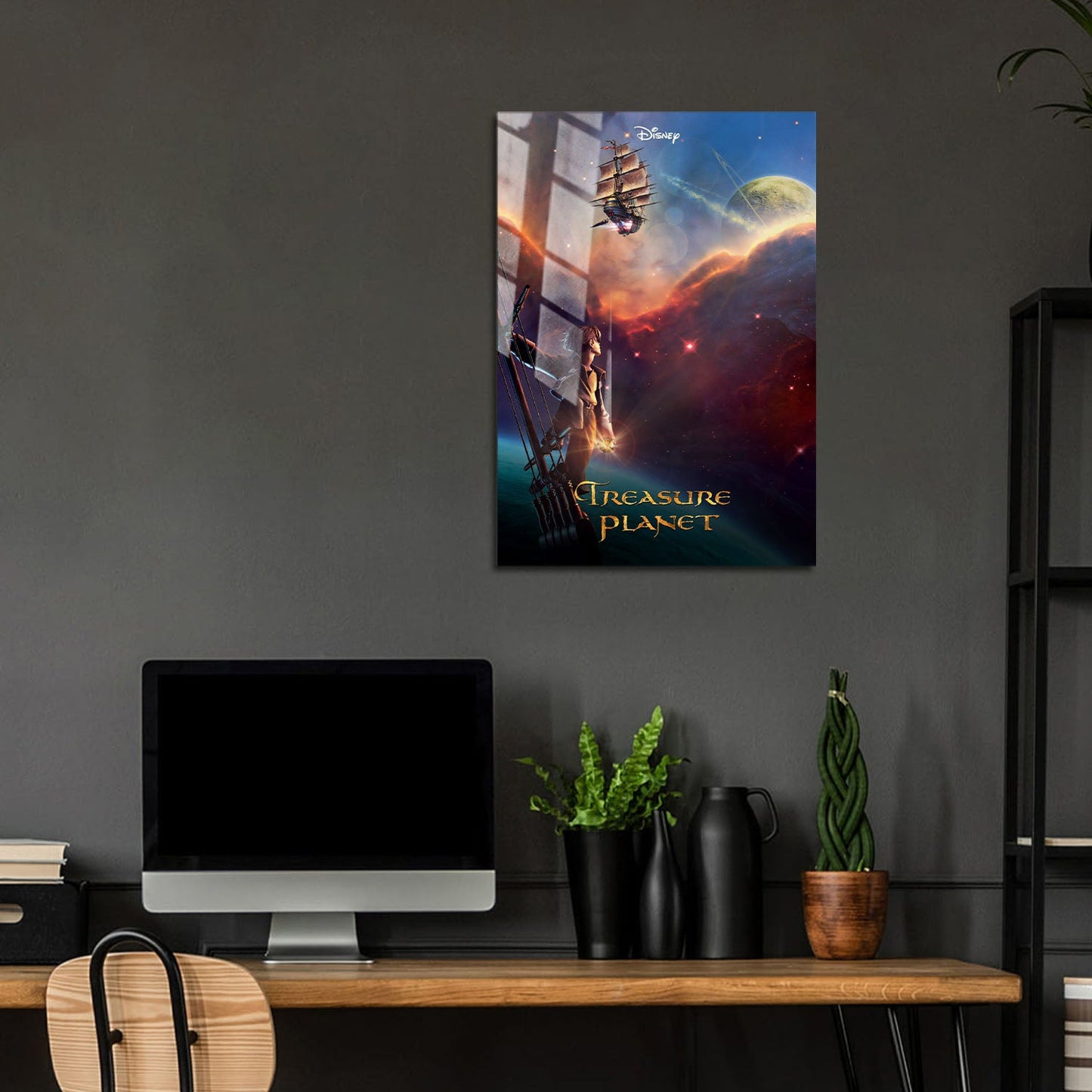 Flex Designs Metal Poster Treasure Planet 5 x 7" Home Goods - Movie 2002 Movie Metal Poster
