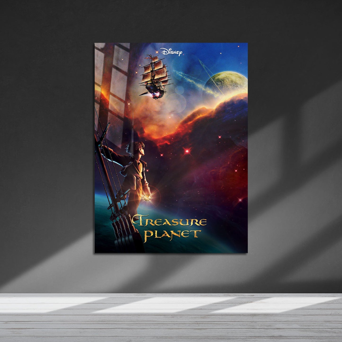 Flex Designs Metal Poster Treasure Planet 5 x 7" Home Goods - Movie 2002 Movie Metal Poster