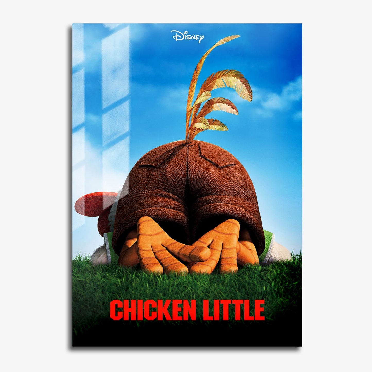 Flex Designs Metal Poster Chicken Little 11 x 17" Home Goods - Movie 2005 Movie Metal Poster