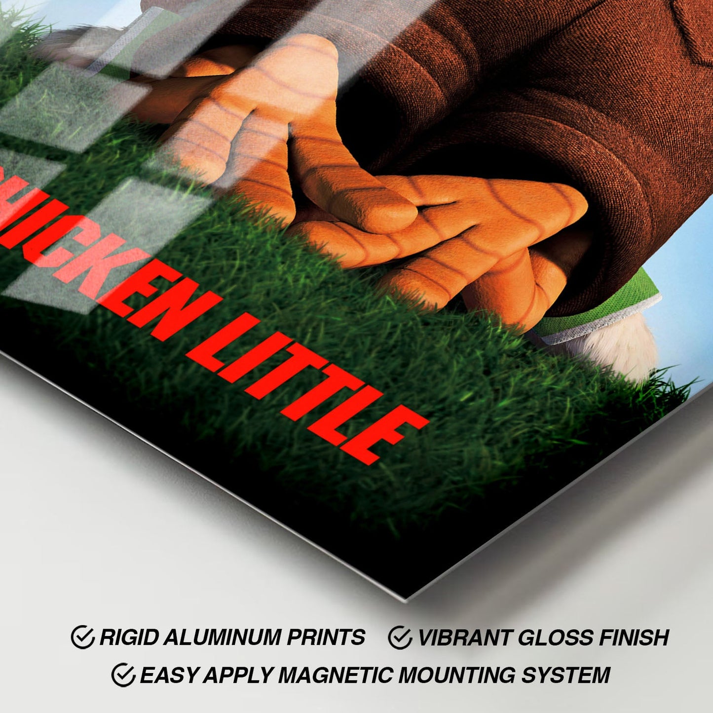 Flex Designs Metal Poster Chicken Little 11 x 17" Home Goods - Movie 2005 Movie Metal Poster