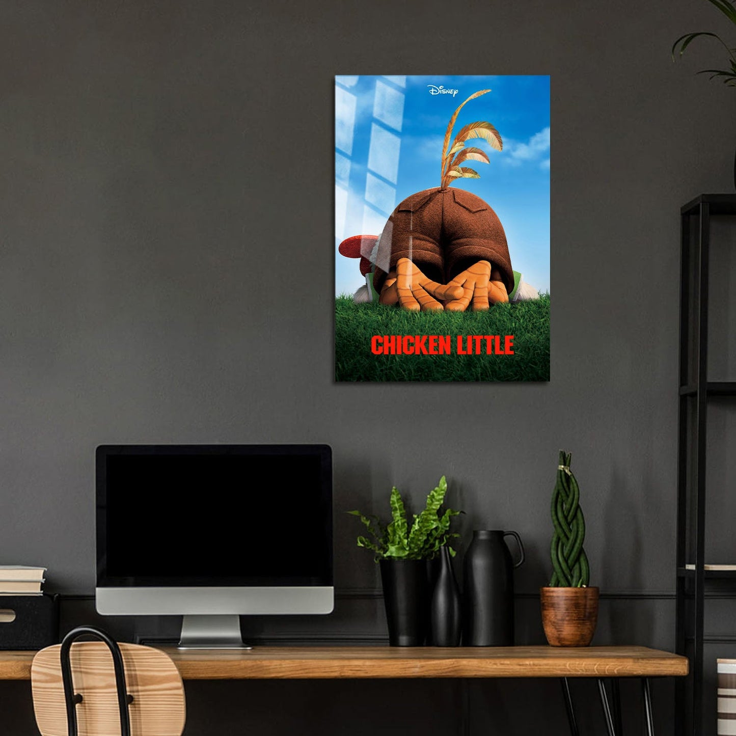 Flex Designs Metal Poster Chicken Little 5 x 7" Home Goods - Movie 2005 Movie Metal Poster