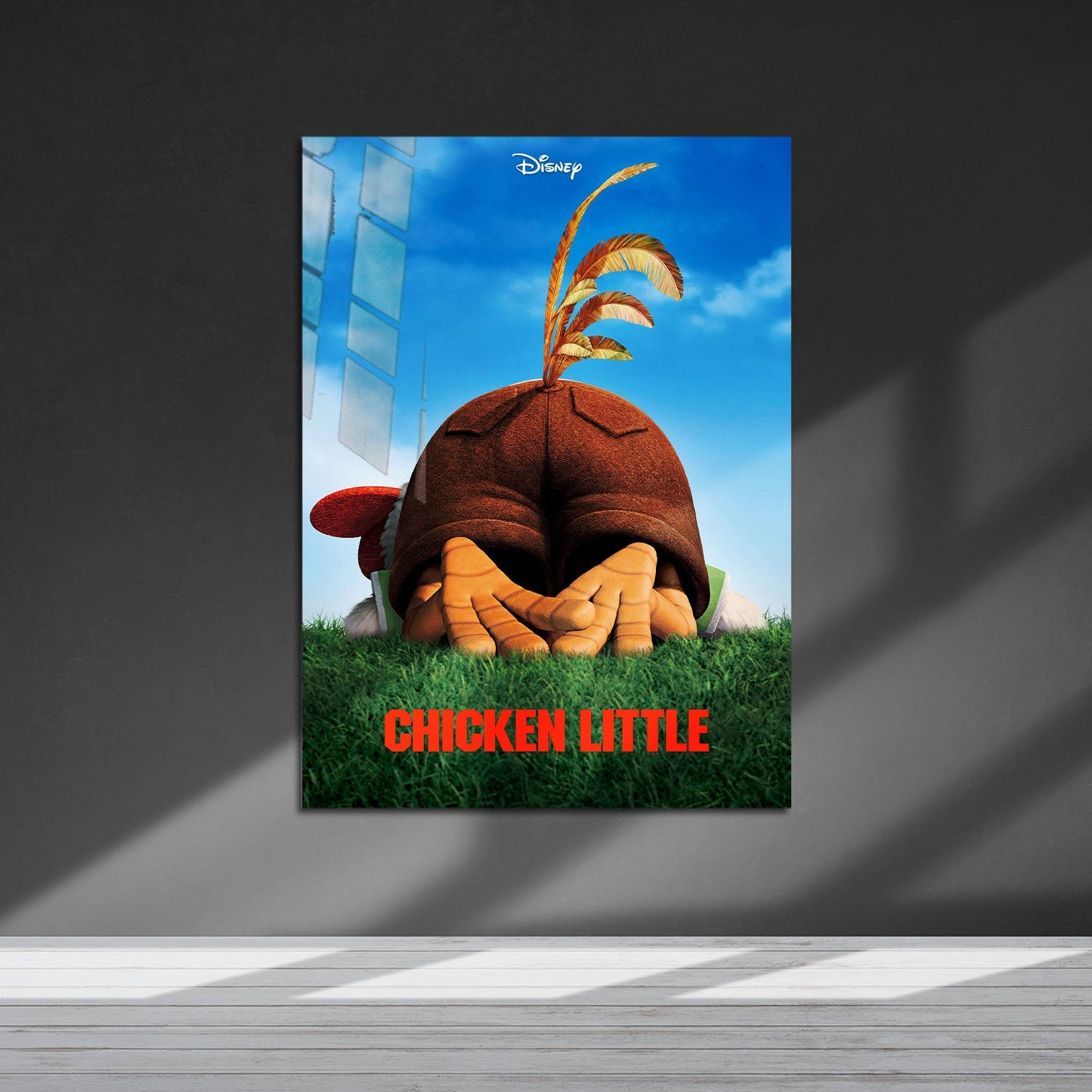 Flex Designs Metal Poster Chicken Little 5 x 7" Home Goods - Movie 2005 Movie Metal Poster