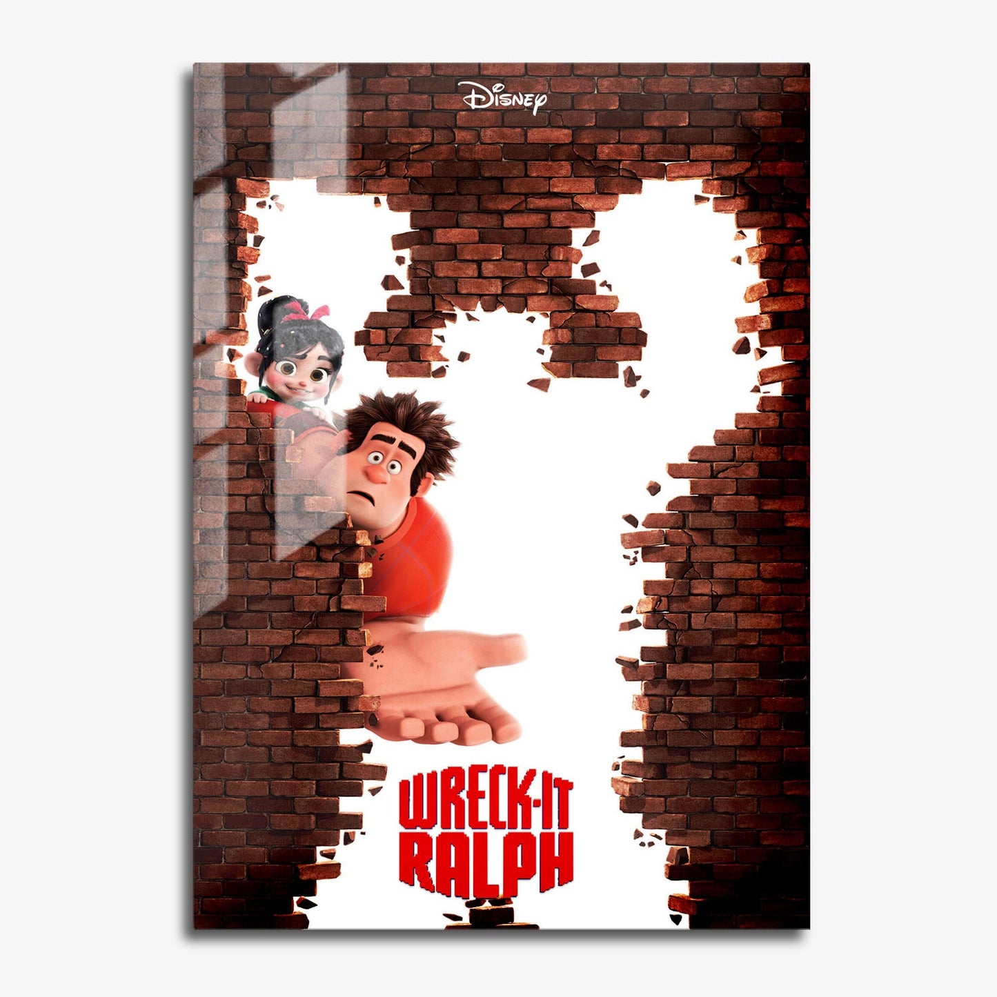 Flex Designs Metal Poster Wreck-It Ralph 11 x 17" Home Goods - Movie 2012 Movie Metal Poster