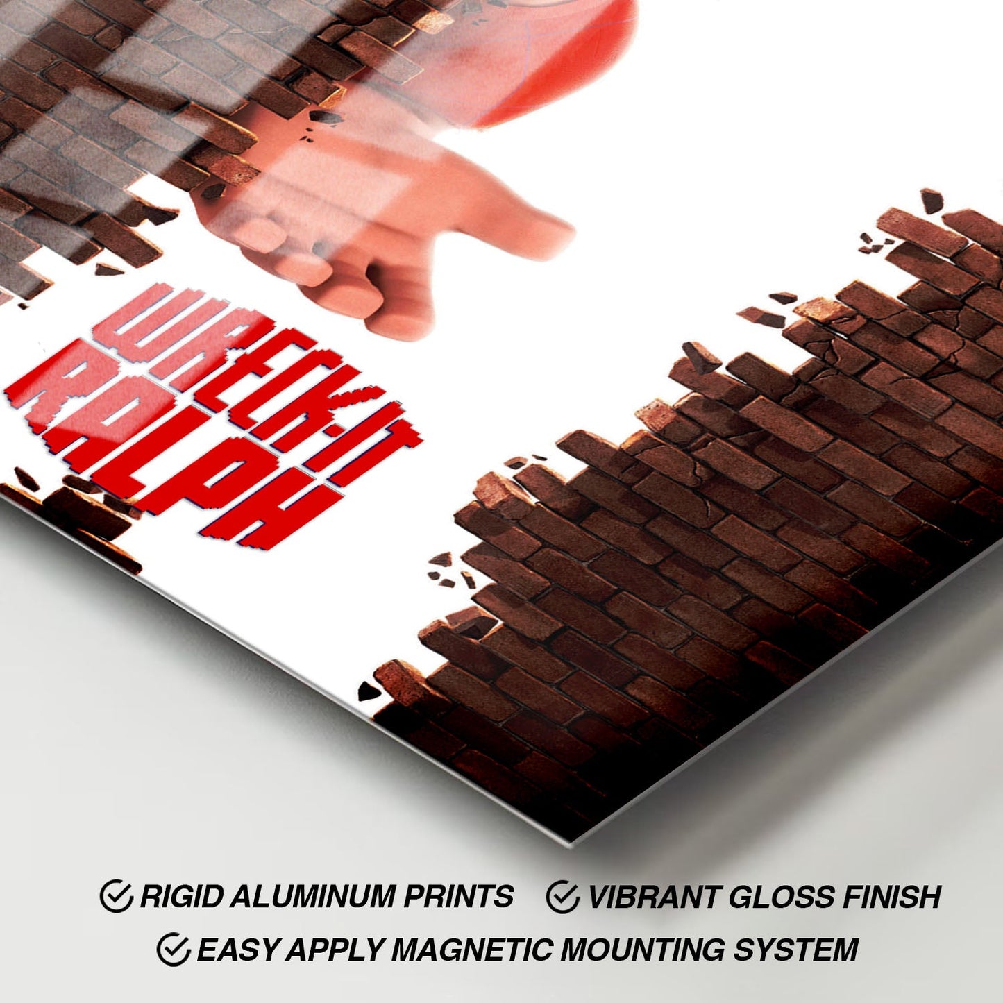 Flex Designs Metal Poster Wreck-It Ralph 11 x 17" Home Goods - Movie 2012 Movie Metal Poster