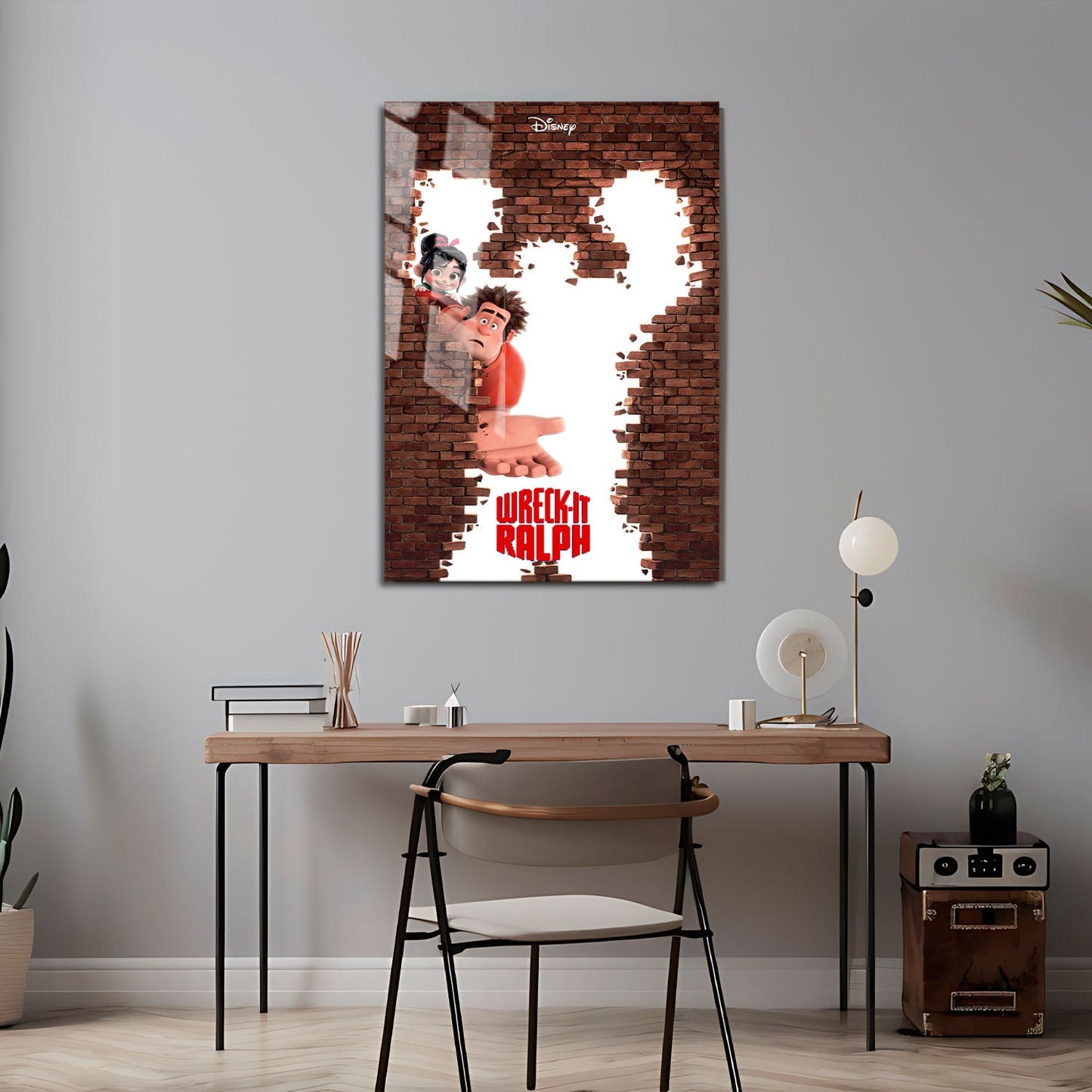 Flex Designs Metal Poster Wreck-It Ralph 24 x 36" Home Goods - Movie 2012 Movie Metal Poster