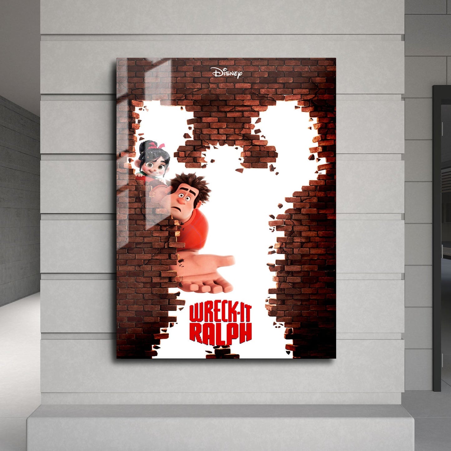 Flex Designs Metal Poster Wreck-It Ralph 24 x 36" Home Goods - Movie 2012 Movie Metal Poster