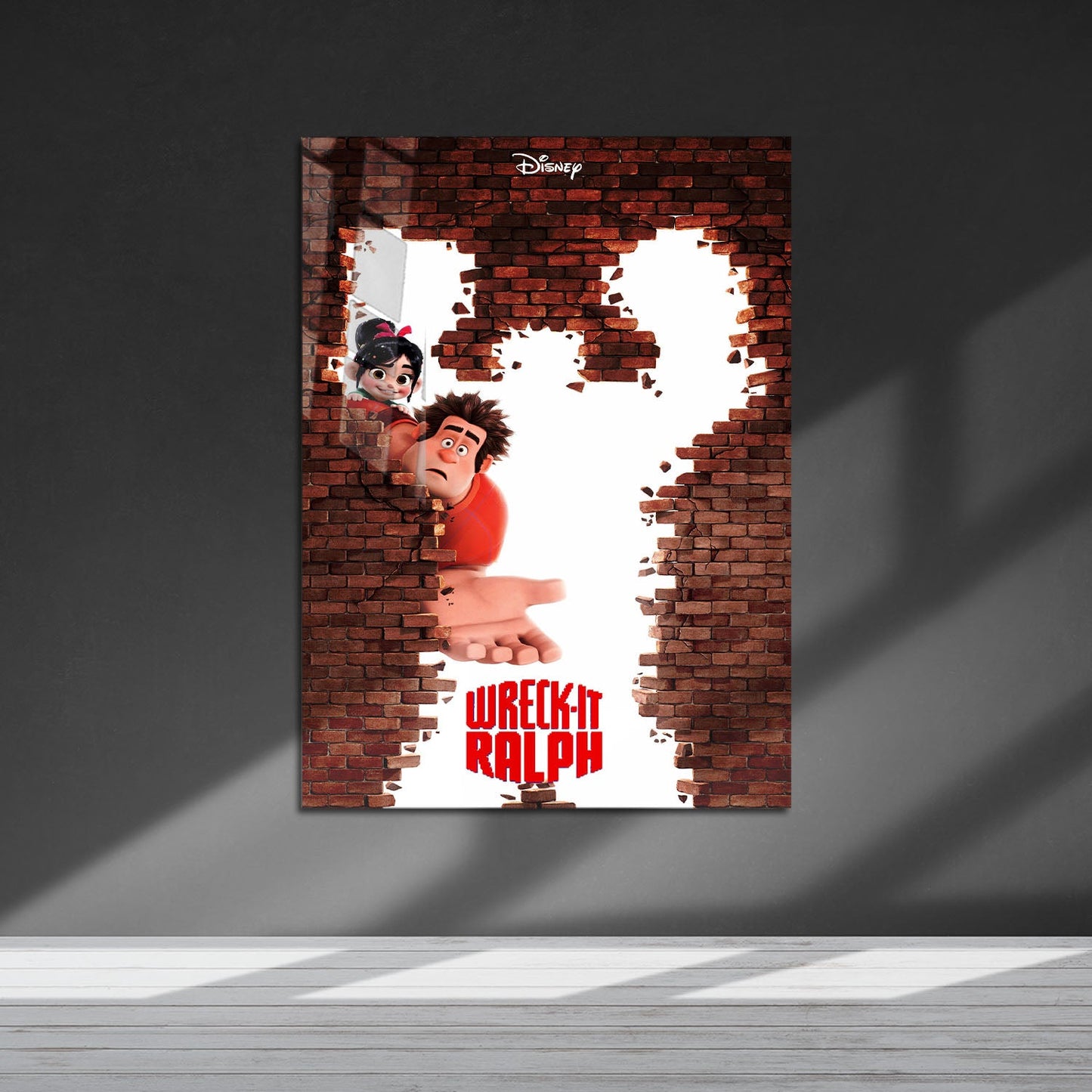 Flex Designs Metal Poster Wreck-It Ralph 5 x 7" Home Goods - Movie 2012 Movie Metal Poster