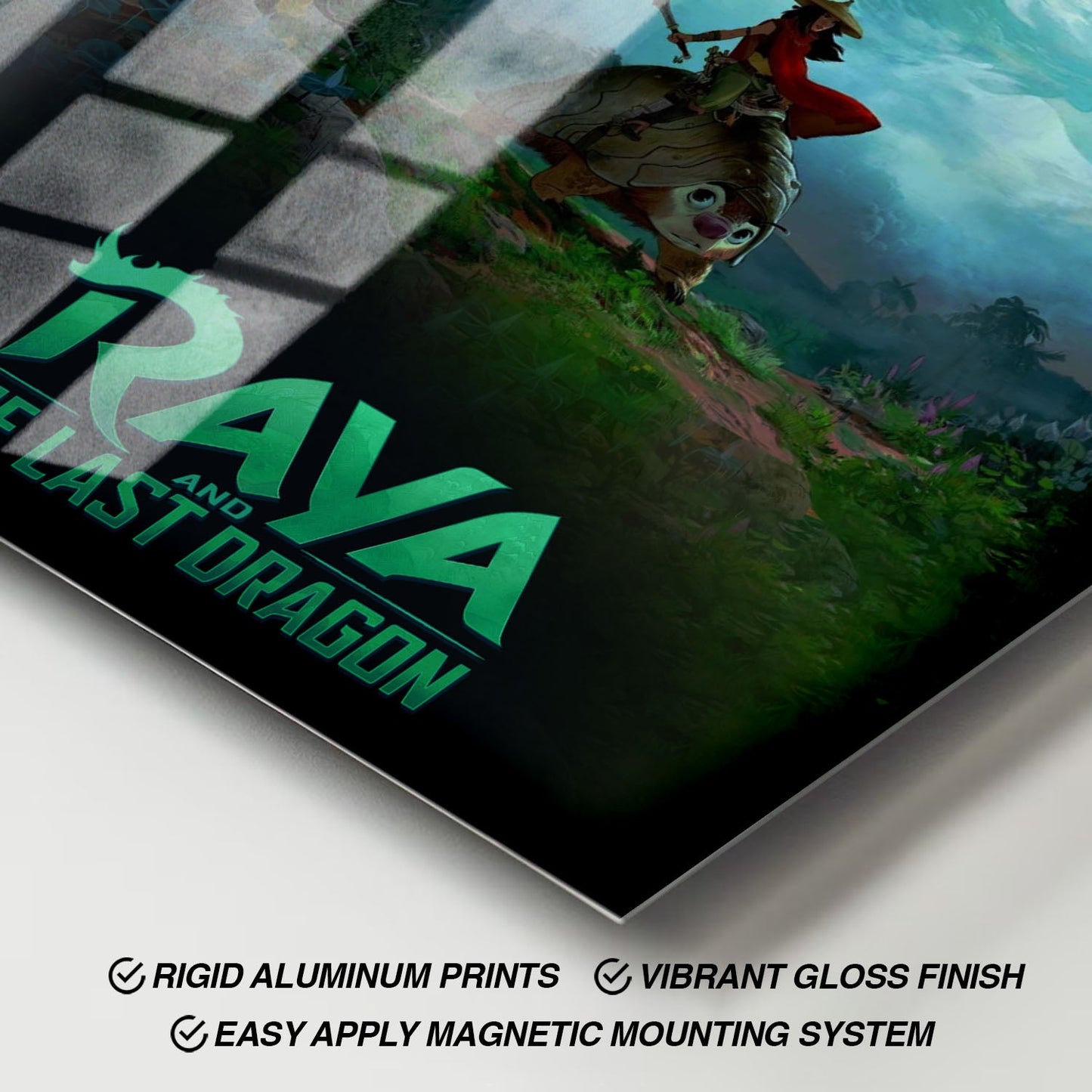 Flex Designs Metal Poster Raya and the Last Dragon 11 x 17" Home Goods - Movie 2021 Movie Metal Poster
