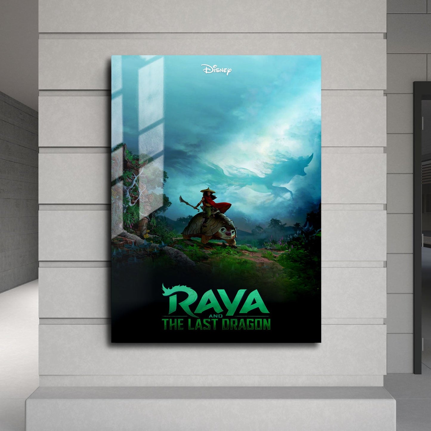 Flex Designs Metal Poster Raya and the Last Dragon 24 x 36" Home Goods - Movie 2021 Movie Metal Poster