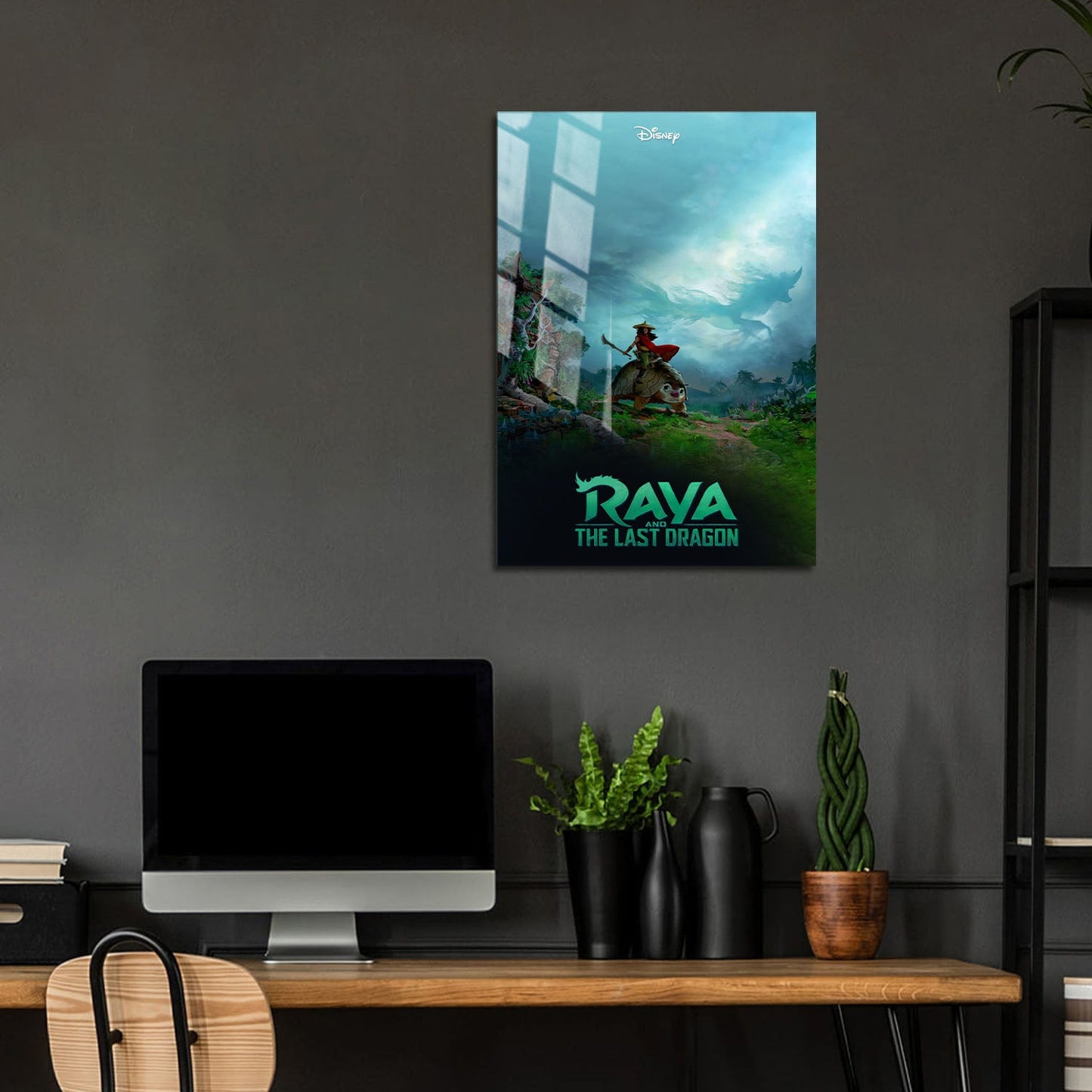 Flex Designs Metal Poster Raya and the Last Dragon 5 x 7" Home Goods - Movie 2021 Movie Metal Poster