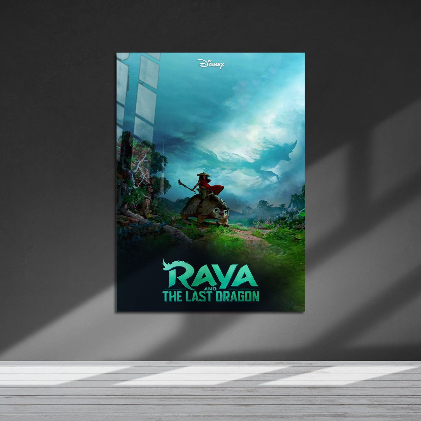 Flex Designs Metal Poster Raya and the Last Dragon 5 x 7" Home Goods - Movie 2021 Movie Metal Poster