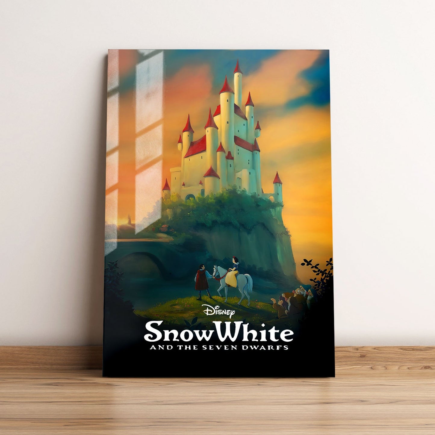Snow White and the Seven Dwarfs Classic Movie Metal Poster