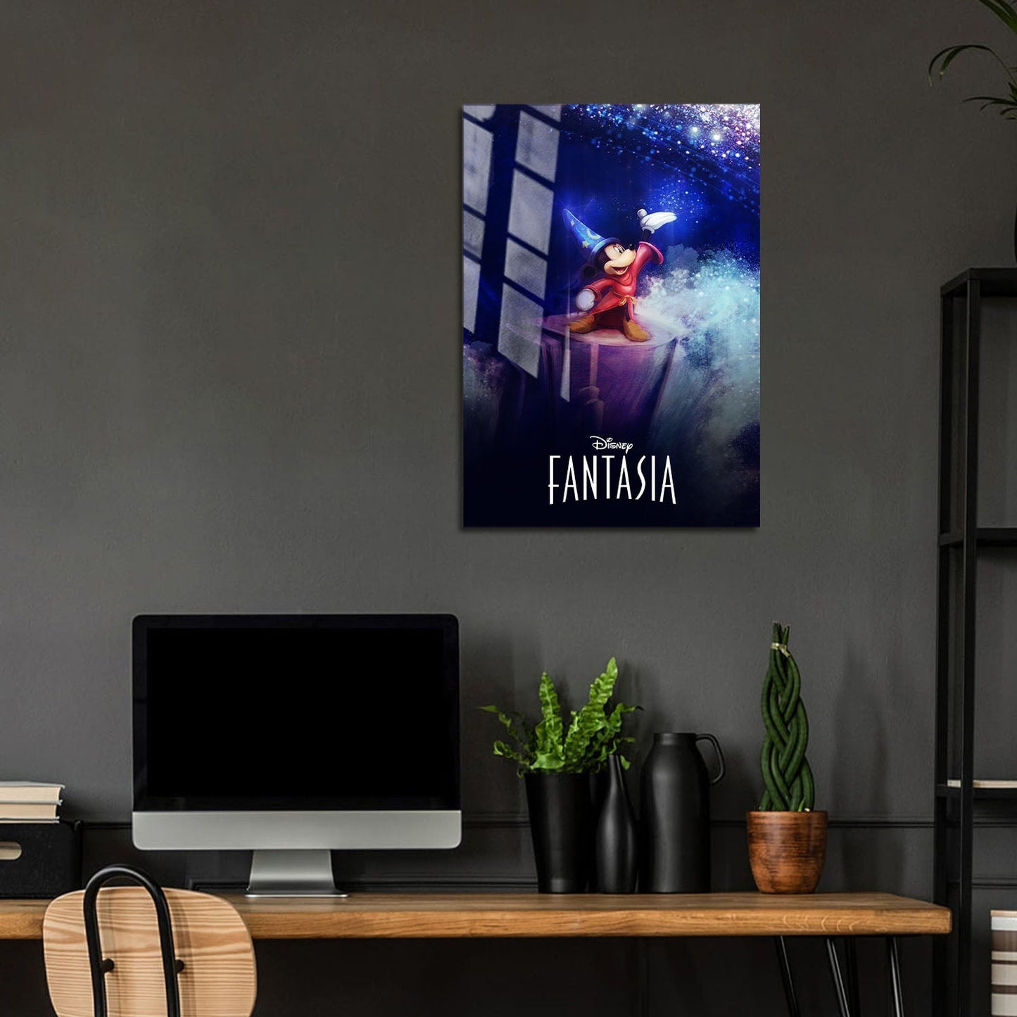 Flex Designs Metal Poster Fantasia Classic 5 x 7" Home Goods - Movie 1940 Movie Metal Poster