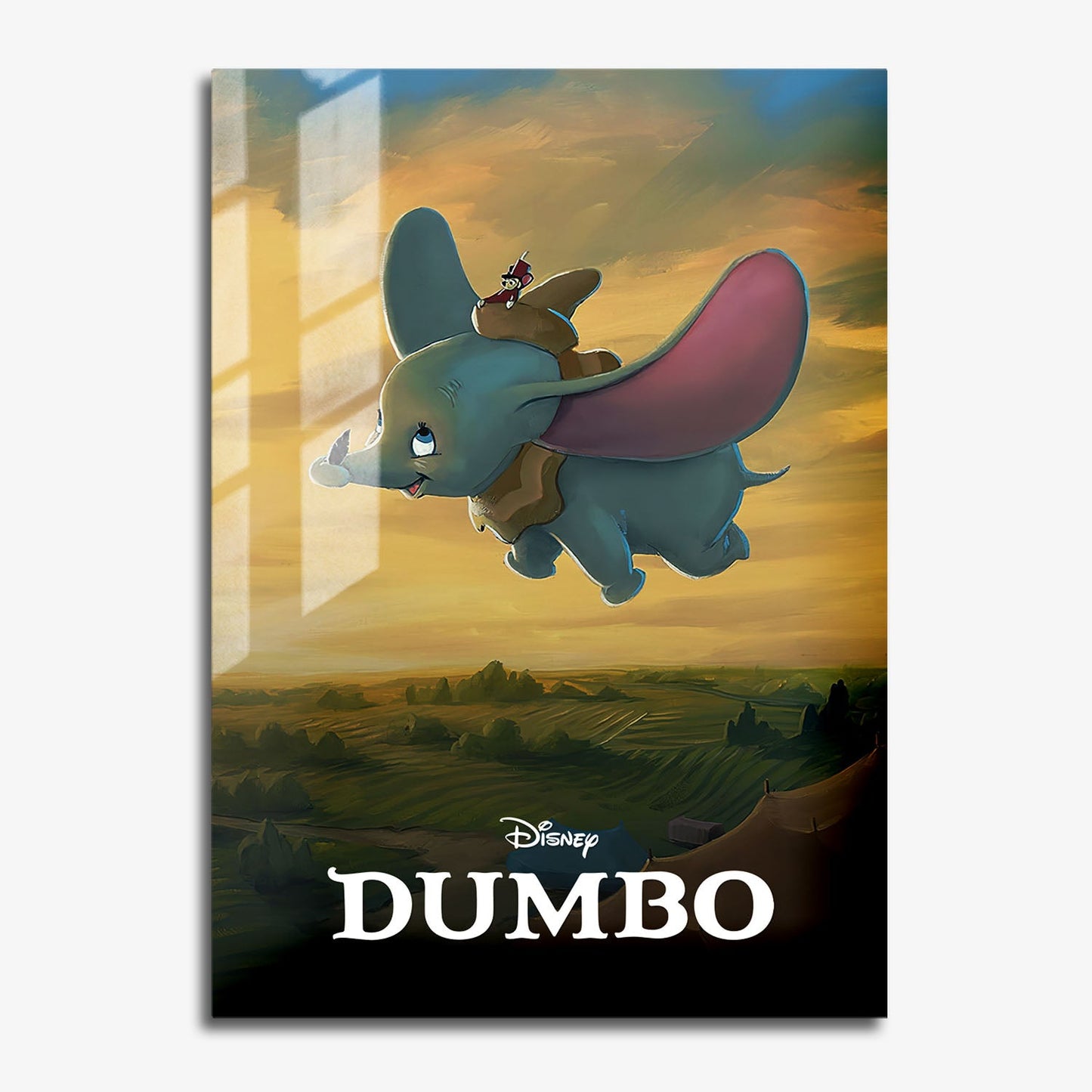 Flex Designs Metal Poster Dumbo Classic 11 x 17" Home Goods - Movie 1941 Movie Metal Poster