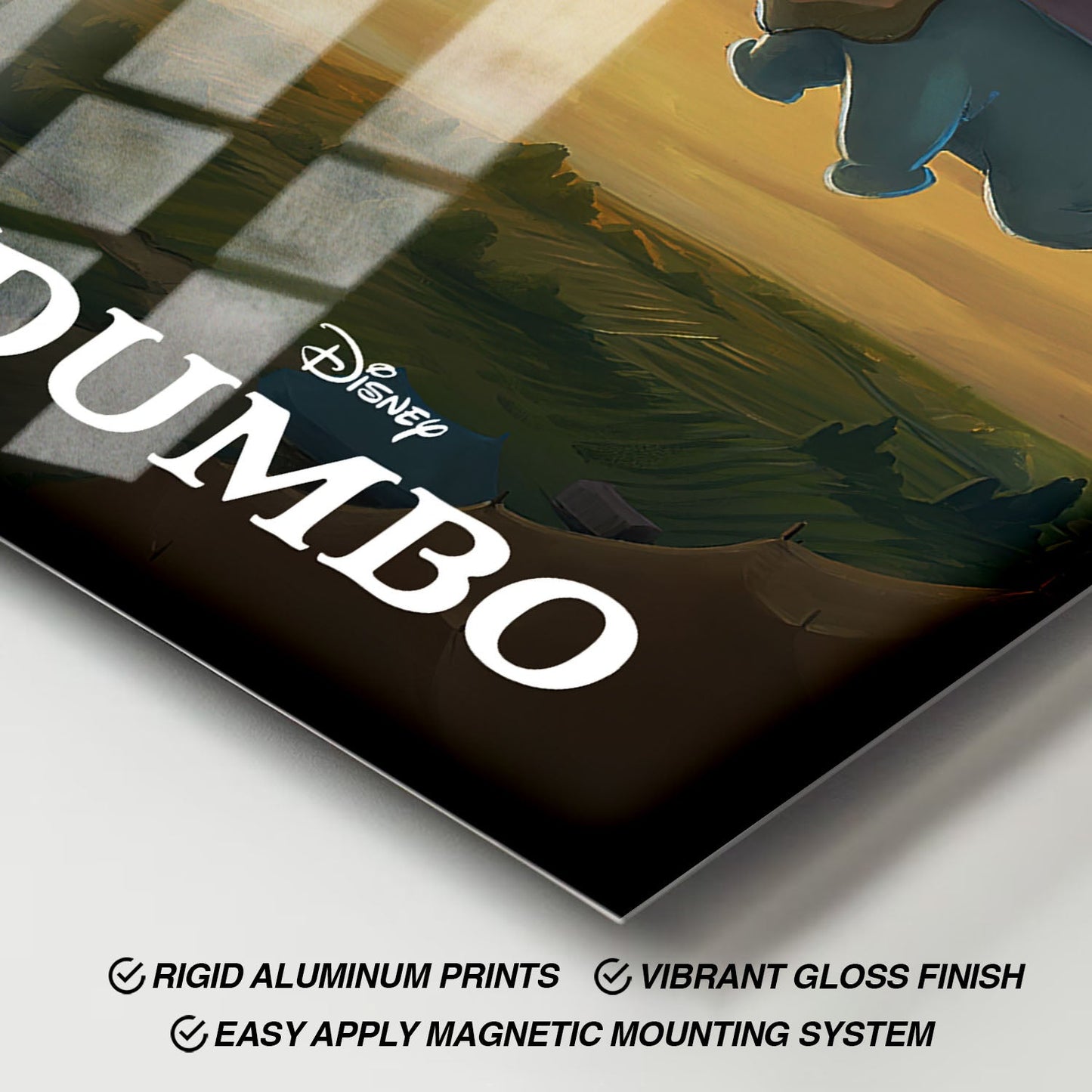 Flex Designs Metal Poster Dumbo Classic 11 x 17" Home Goods - Movie 1941 Movie Metal Poster
