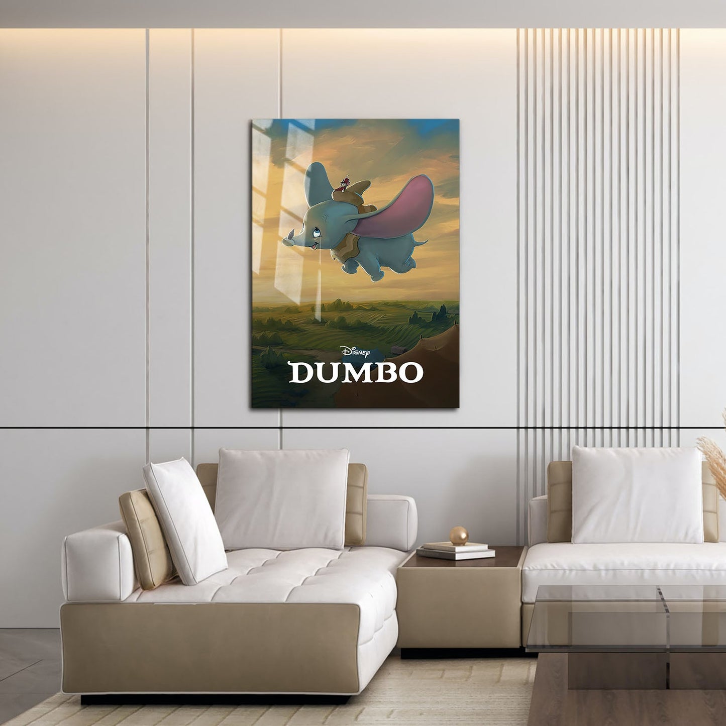 Flex Designs Metal Poster Dumbo Classic 16 x 24" Home Goods - Movie 1941 Movie Metal Poster