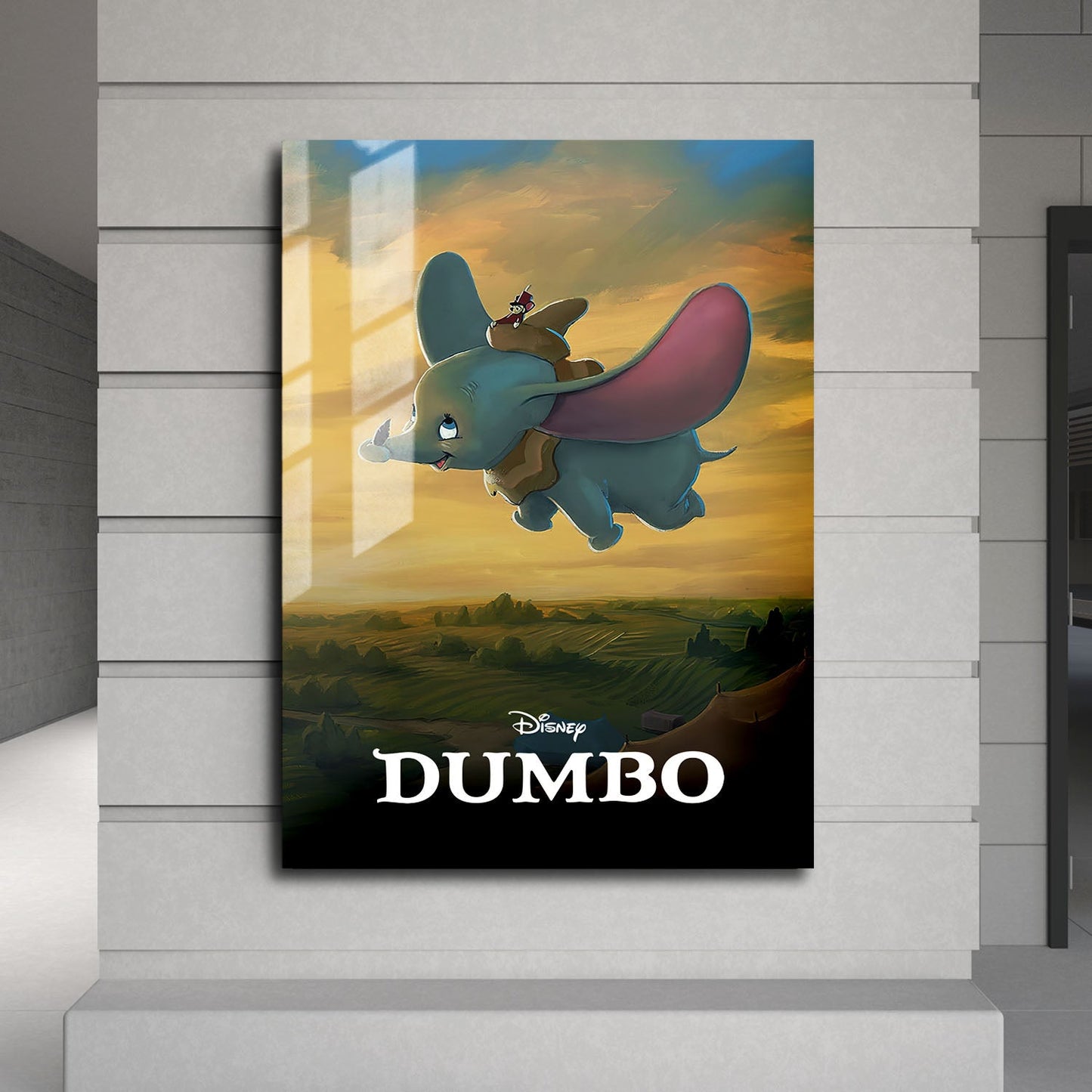 Flex Designs Metal Poster Dumbo Classic 24 x 36" Home Goods - Movie 1941 Movie Metal Poster
