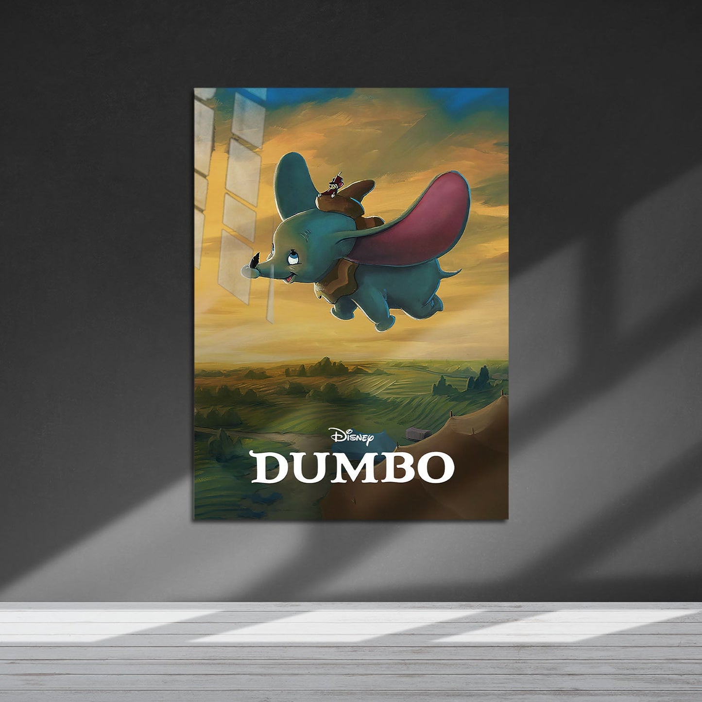 Flex Designs Metal Poster Dumbo Classic 5 x 7" Home Goods - Movie 1941 Movie Metal Poster