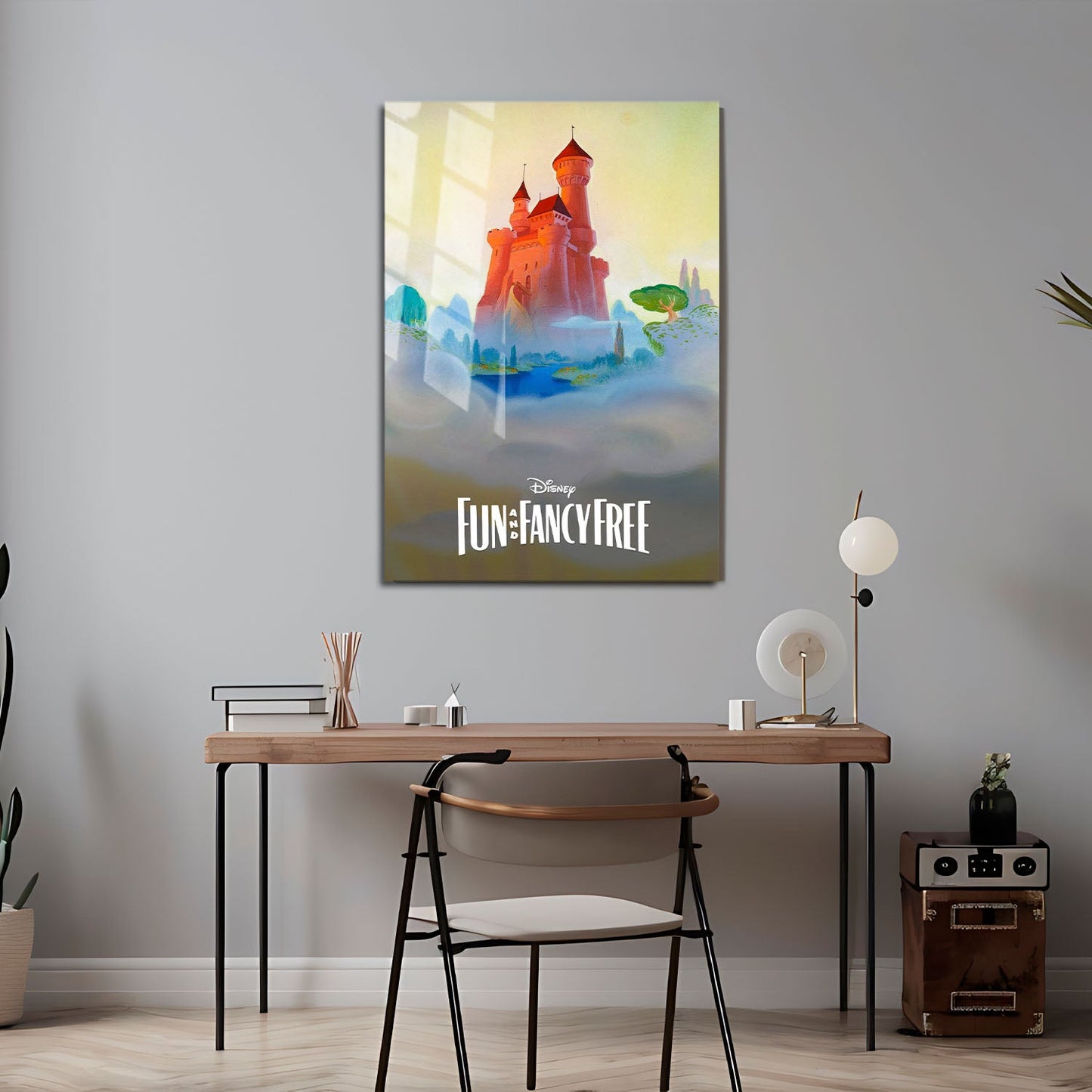 Flex Designs Metal Poster Fun and Fancy Free Classic 24 x 36" Home Goods - Movie 1947 Movie Metal Poster