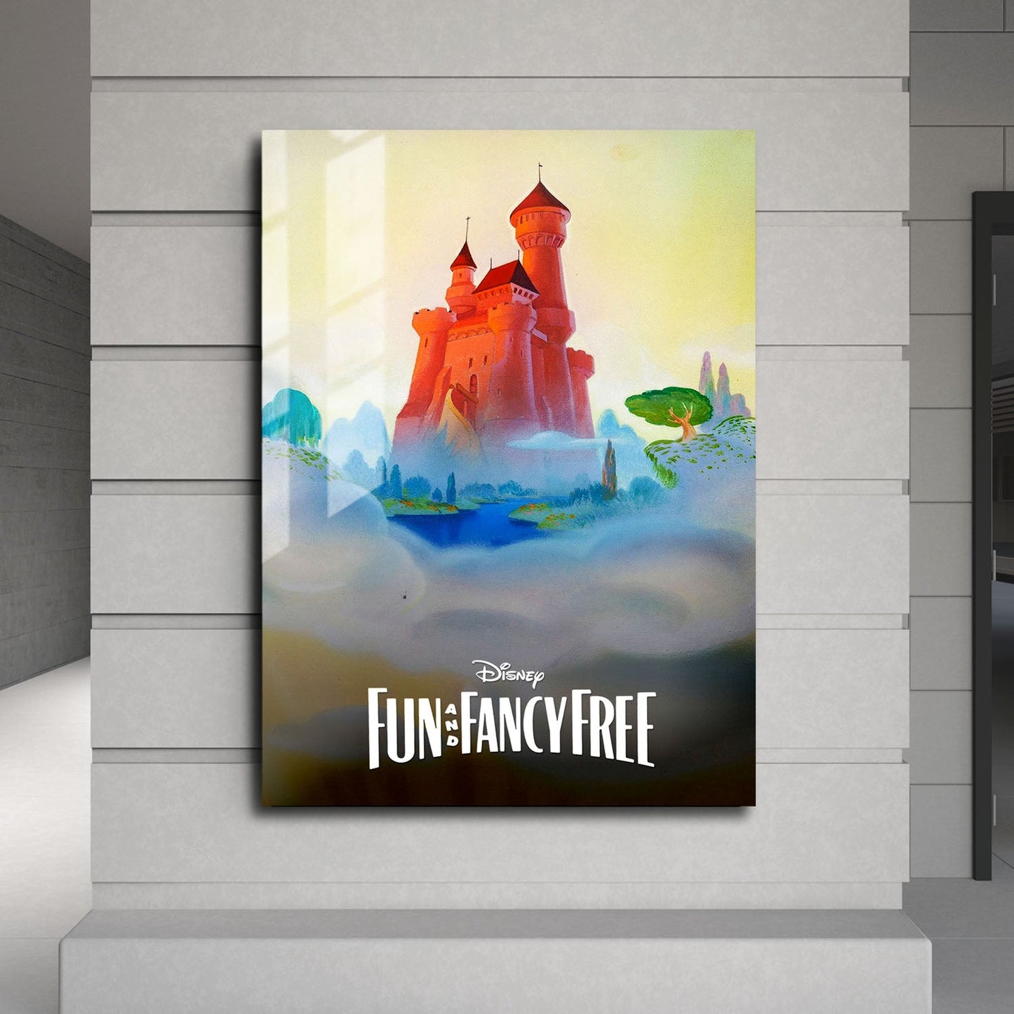 Flex Designs Metal Poster Fun and Fancy Free Classic 24 x 36" Home Goods - Movie 1947 Movie Metal Poster