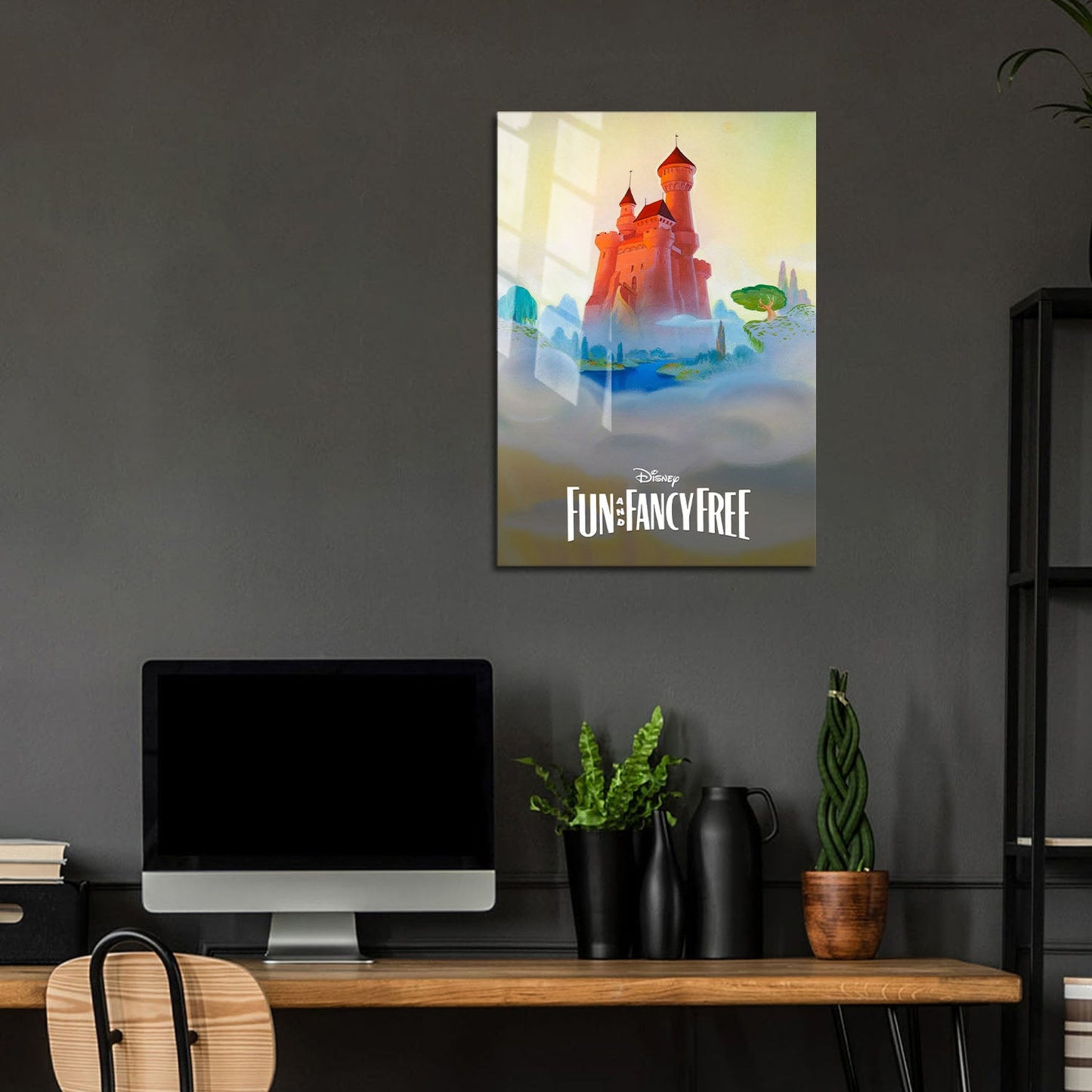 Flex Designs Metal Poster Fun and Fancy Free Classic 5 x 7" Home Goods - Movie 1947 Movie Metal Poster