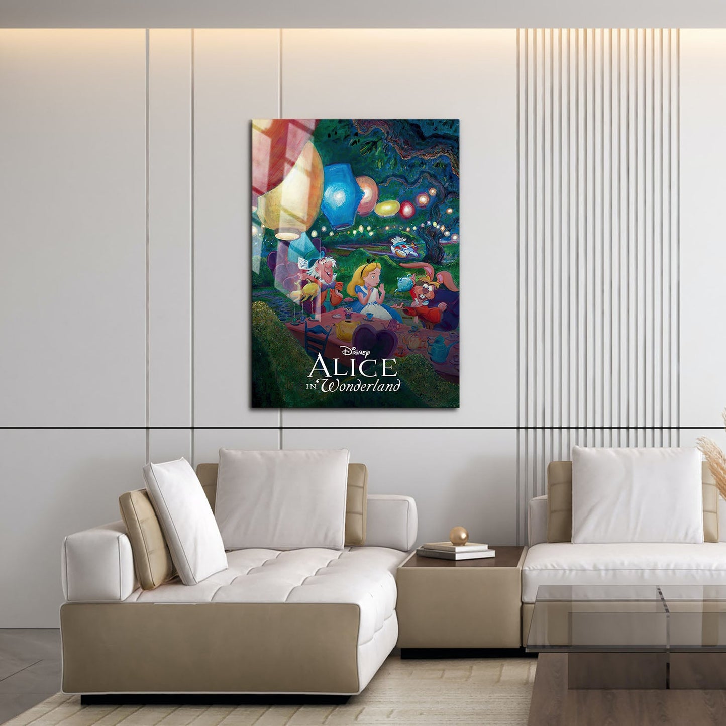Flex Designs Metal Poster Alice in Wonderland Classic 16 x 24" Home Goods - Movie 1951 Movie Metal Poster