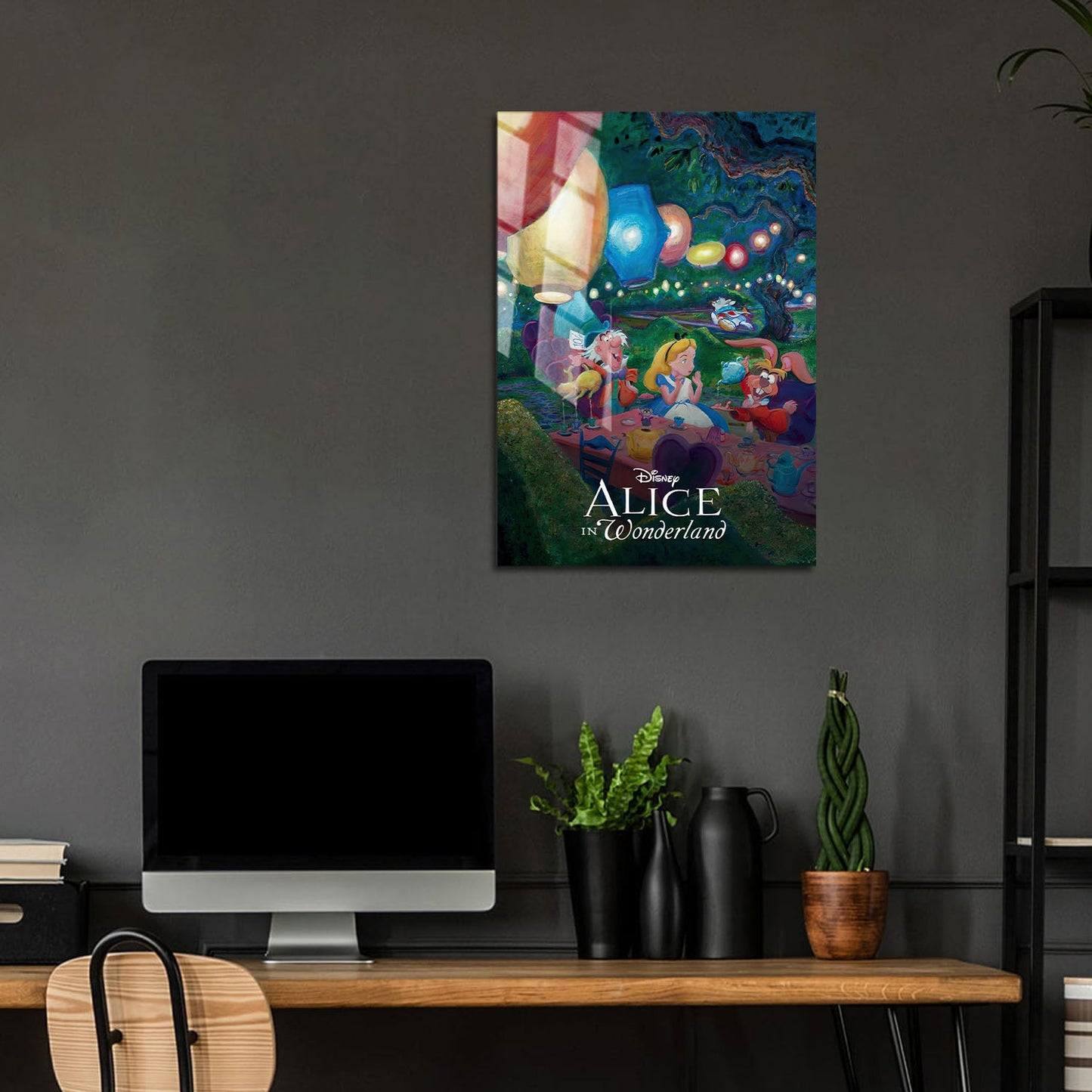 Flex Designs Metal Poster Alice in Wonderland Classic 5 x 7" Home Goods - Movie 1951 Movie Metal Poster