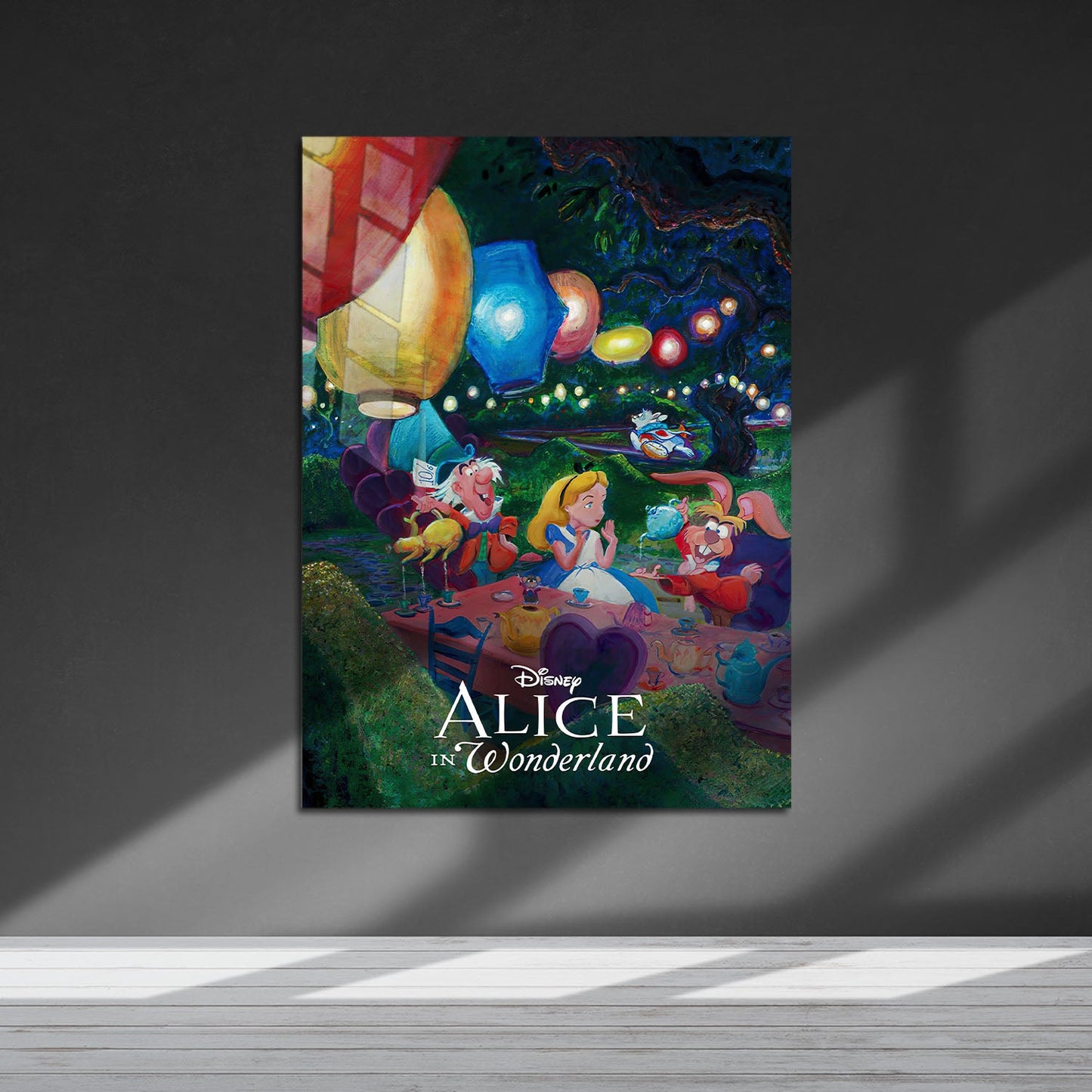 Flex Designs Metal Poster Alice in Wonderland Classic 5 x 7" Home Goods - Movie 1951 Movie Metal Poster