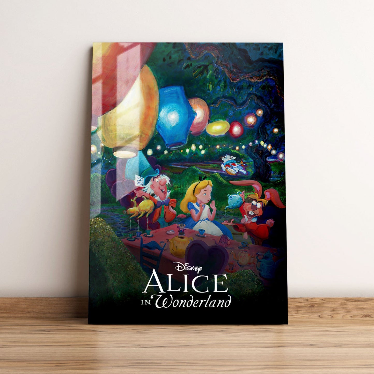 Alice in Wonderland Classic Movie Metal Poster