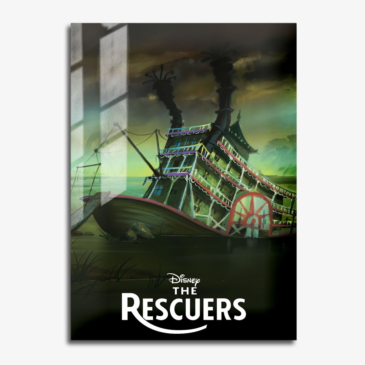 Flex Designs Metal Poster The Rescuers Classic 11 x 17" Home Goods - Movie 1977 Movie Metal Poster