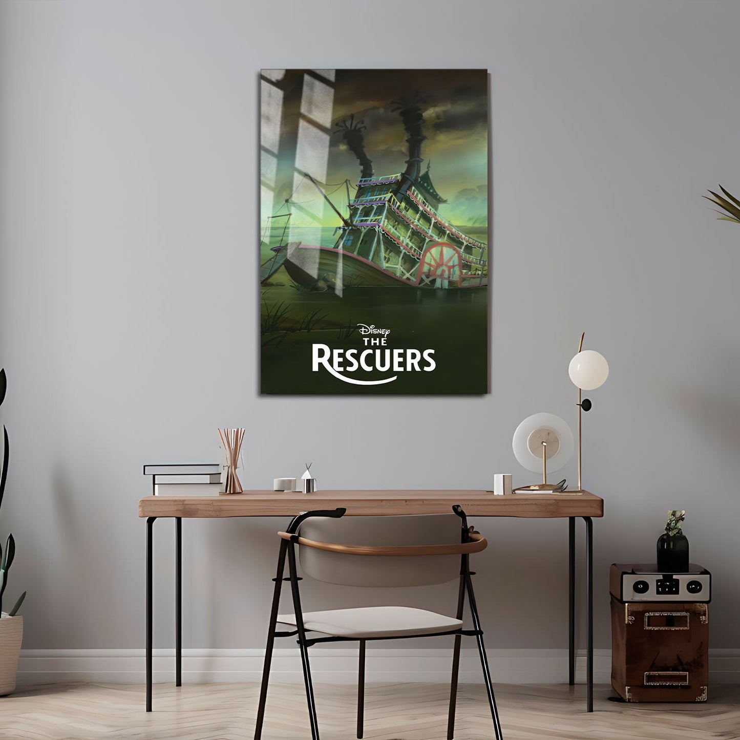 Flex Designs Metal Poster The Rescuers Classic 24 x 36" Home Goods - Movie 1977 Movie Metal Poster