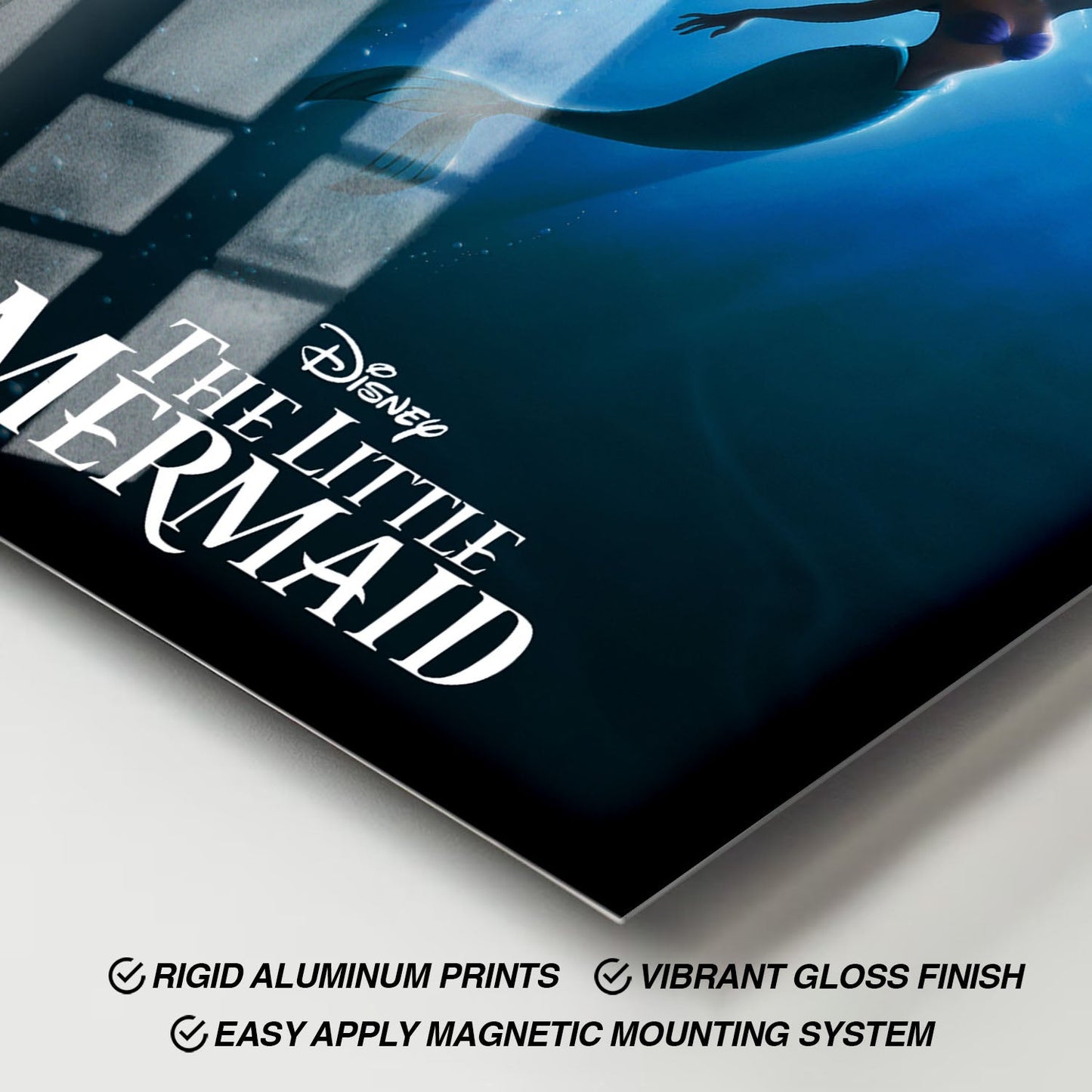 Flex Designs Metal Poster The Little Mermaid Classic 11 x 17" Home Goods - Movie 1989 Movie Metal Poster