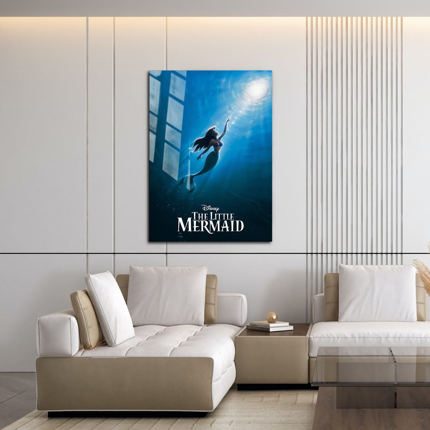 Flex Designs Metal Poster The Little Mermaid Classic 16 x 24" Home Goods - Movie 1989 Movie Metal Poster