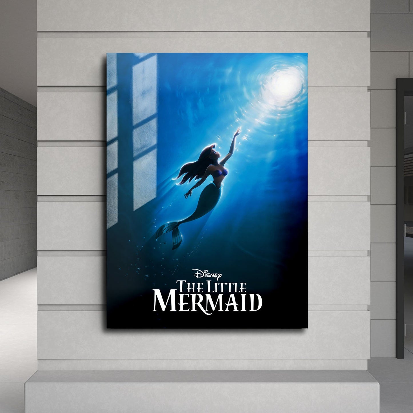 Flex Designs Metal Poster The Little Mermaid Classic 24 x 36" Home Goods - Movie 1989 Movie Metal Poster