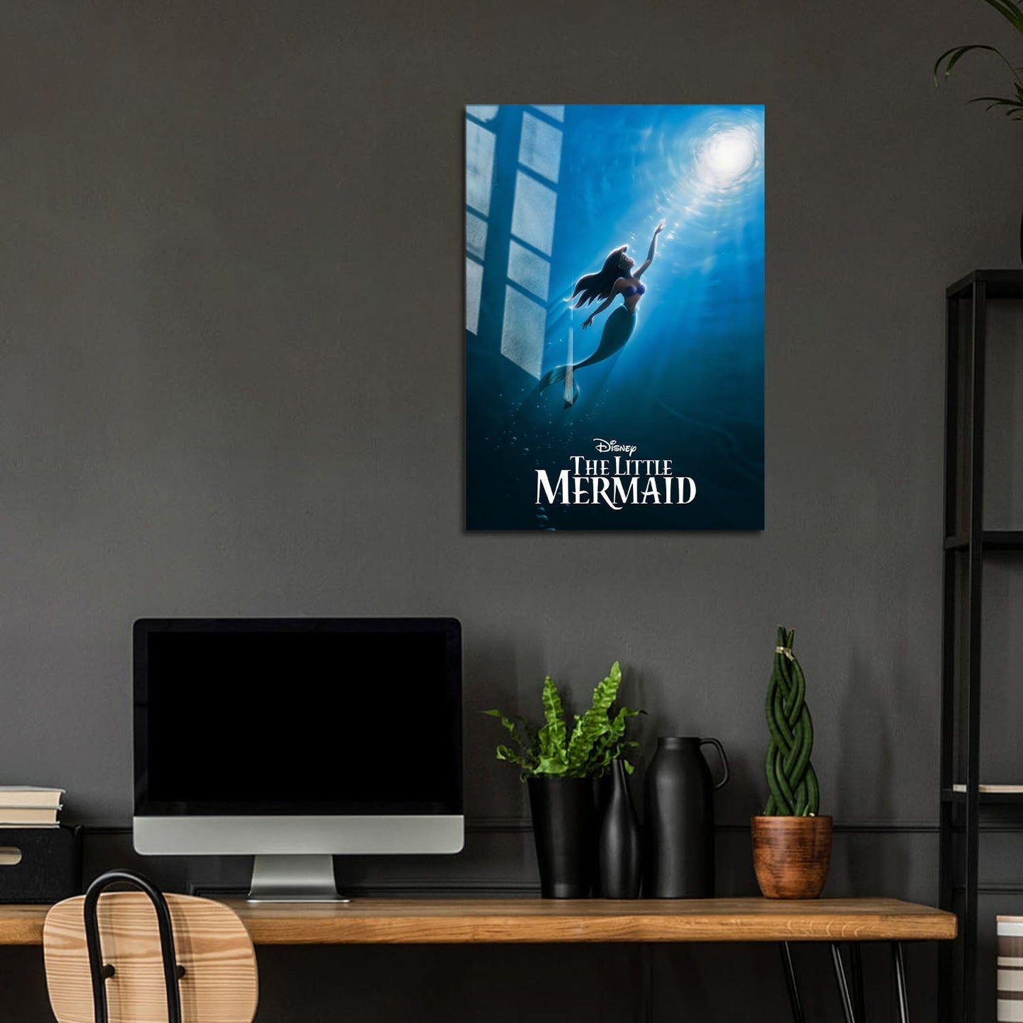 Flex Designs Metal Poster The Little Mermaid Classic 5 x 7" Home Goods - Movie 1989 Movie Metal Poster