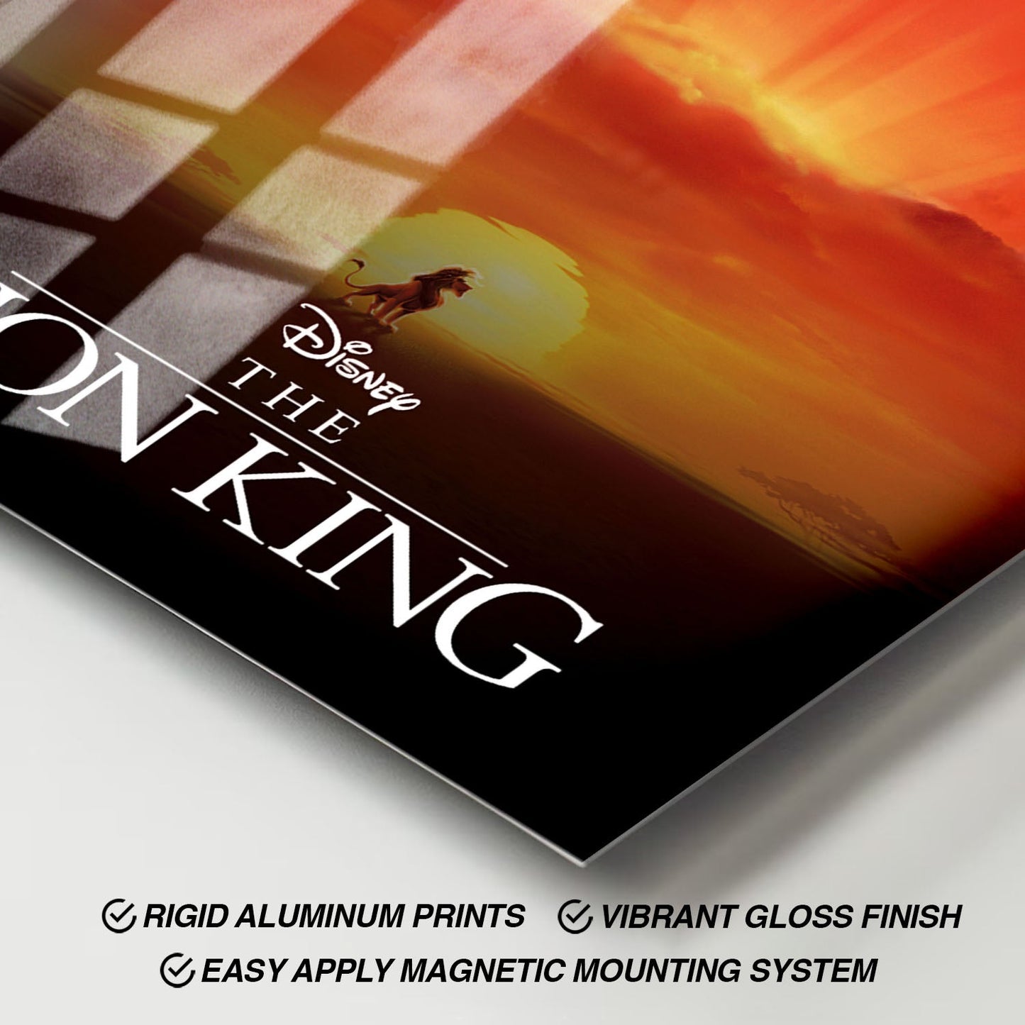Flex Designs Metal Poster The Lion King Classic 11 x 17" Home Goods - Movie 1994 Movie Metal Poster
