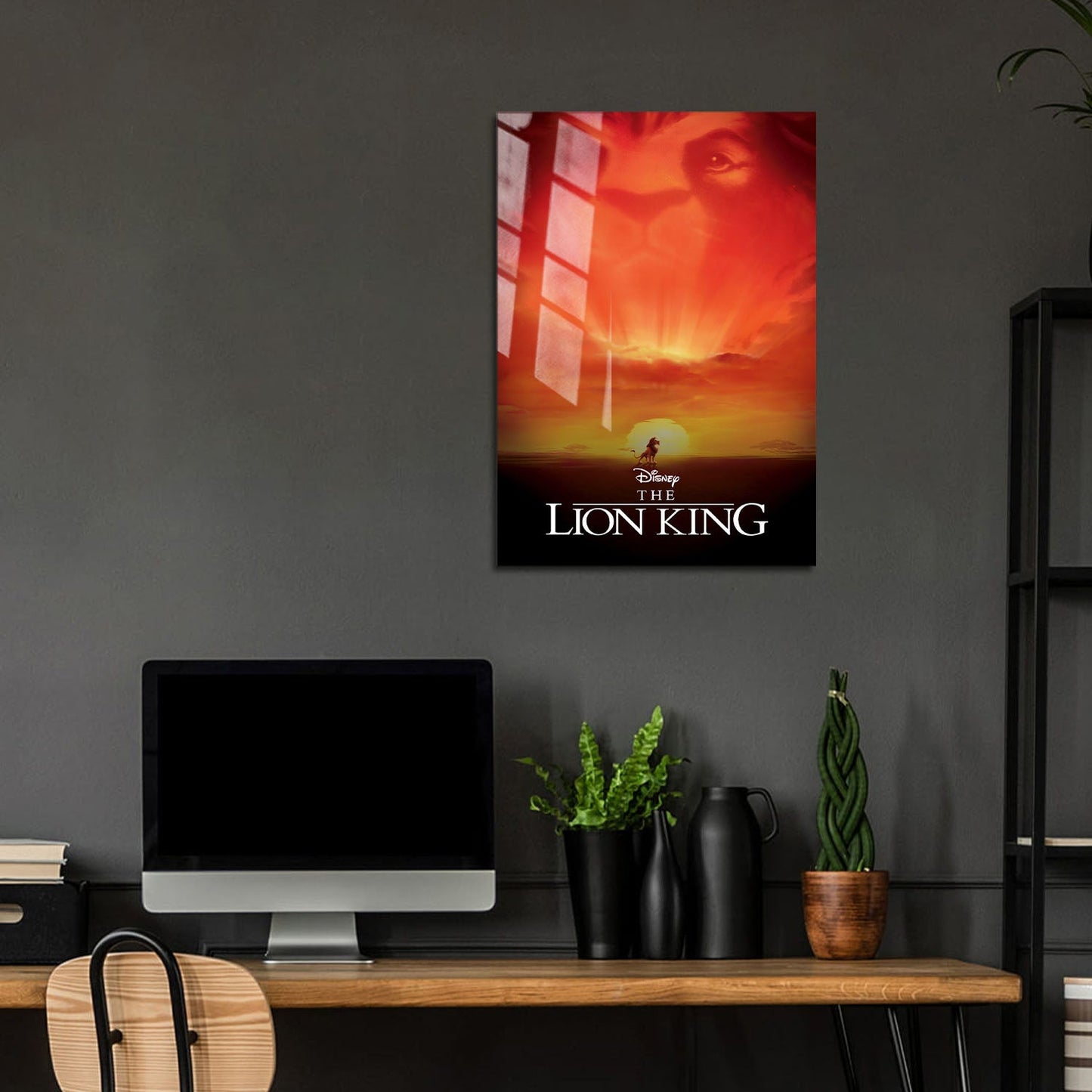 Flex Designs Metal Poster The Lion King Classic 5 x 7" Home Goods - Movie 1994 Movie Metal Poster