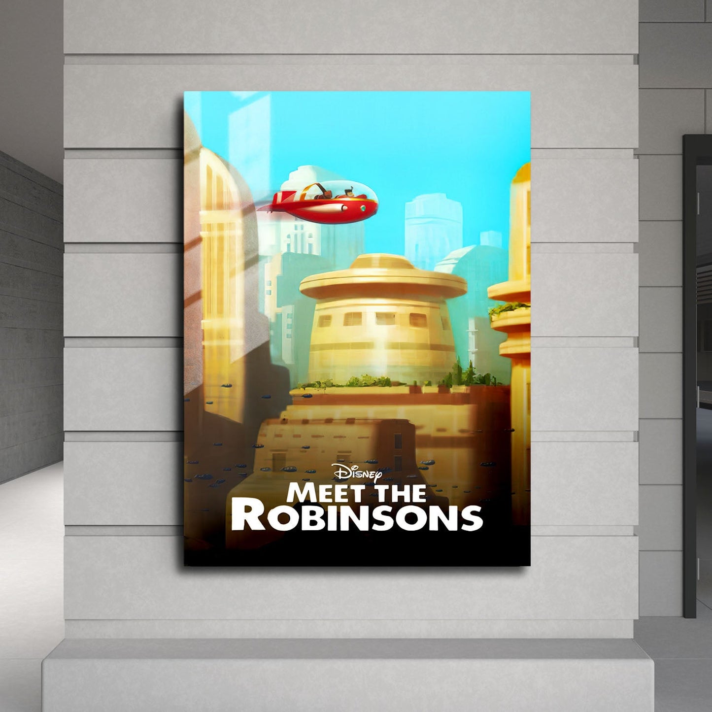 Flex Designs Metal Poster Meet the Robinsons Classic 24 x 36" Home Goods - Movie 2007 Movie Metal Poster