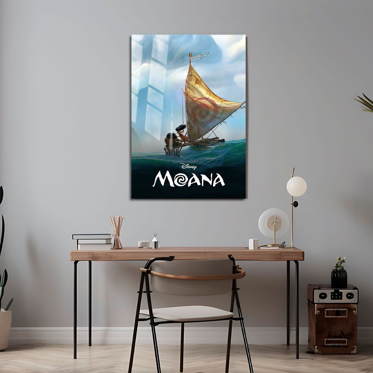 Flex Designs Metal Poster Moana Classic 24 x 36" Home Goods - Movie 2016 Movie Metal Poster