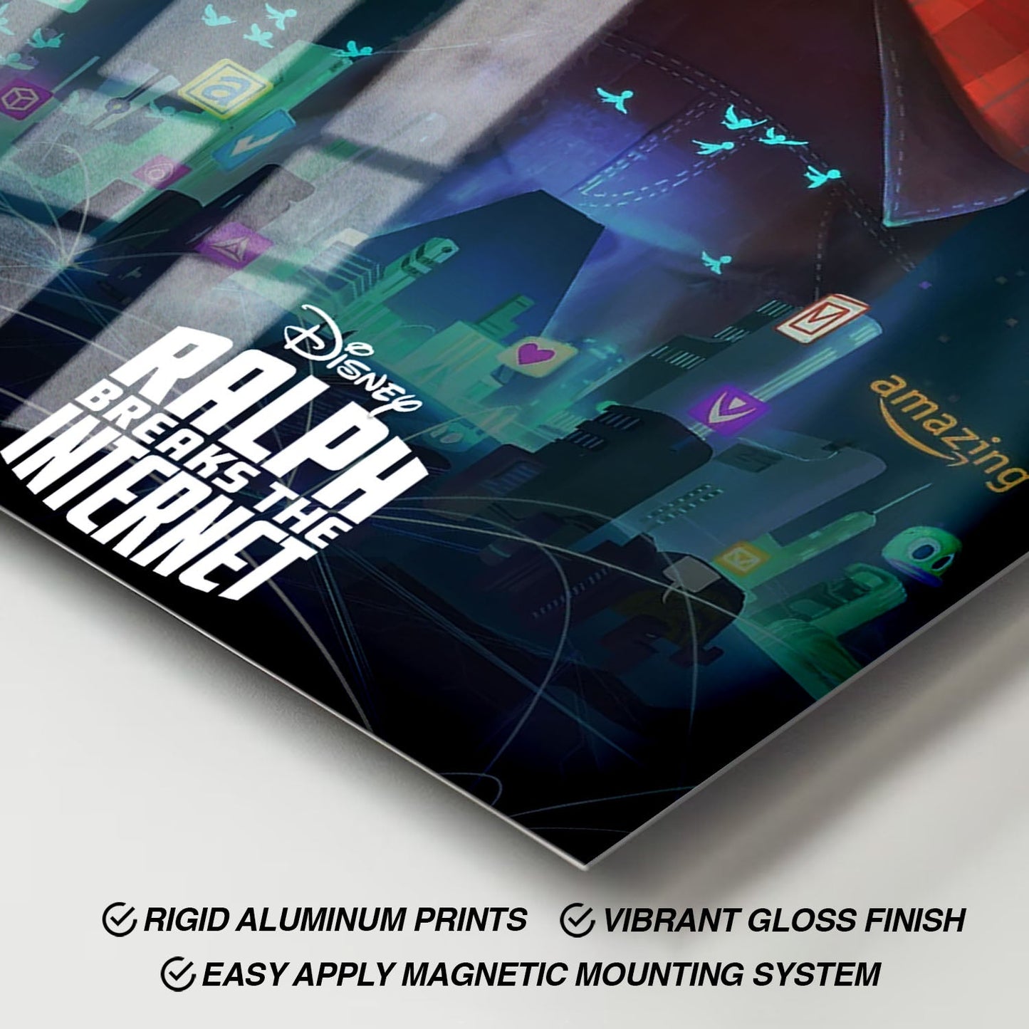 Flex Designs Metal Poster Ralph Breaks the Internet Classic 11 x 17" Home Goods - Movie 2018 Movie Metal Poster