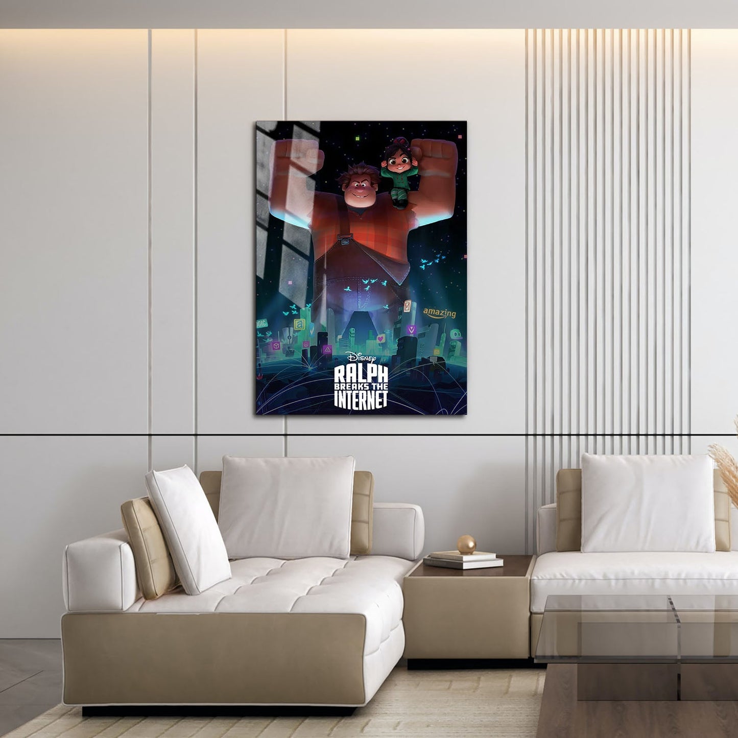 Flex Designs Metal Poster Ralph Breaks the Internet Classic 16 x 24" Home Goods - Movie 2018 Movie Metal Poster