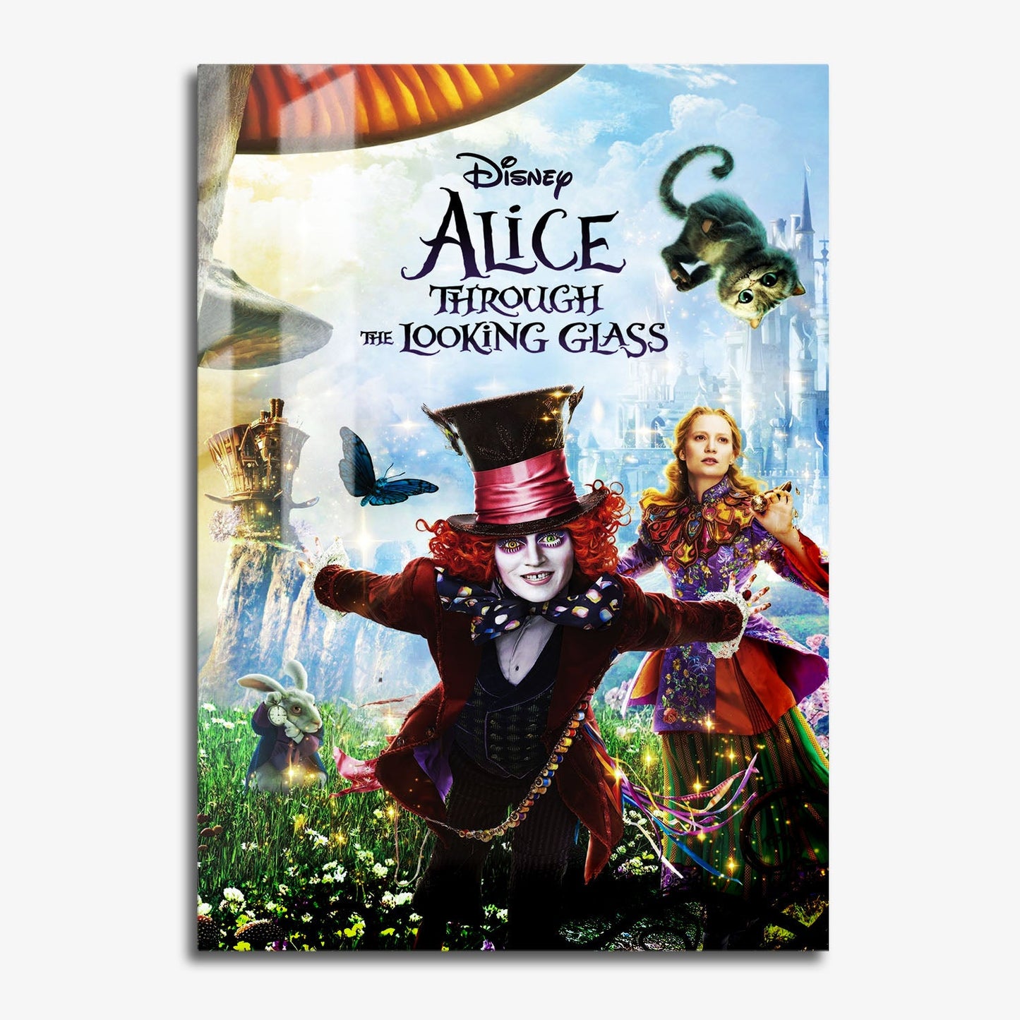 Flex Designs Metal Poster Alice Through the Looking Glass Live Action 11 x 17" Home Goods - Movie 2016 Movie Metal Poster